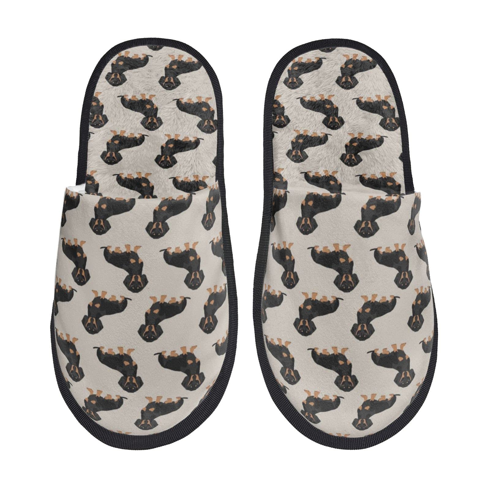 **Dachshund Slippers for Men and Women - Cozy Plush House Shoes, Warm Winter Indoor Slippers for Casual Comfort - Perfect for Lounging, Relaxing at Home**