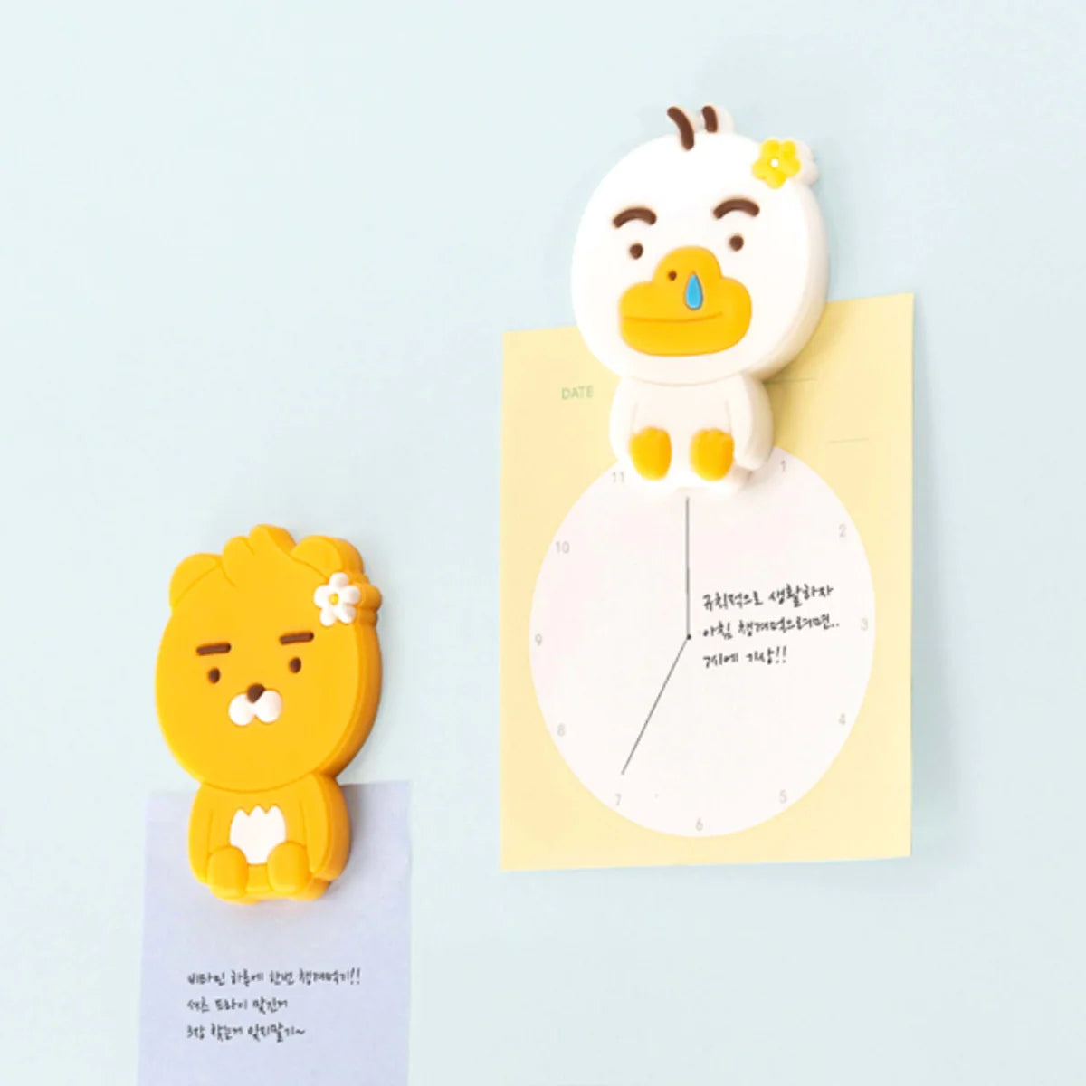 Little Friends Refrigerator Decorative PVC Magnets - Cute Animal Shaped Fridge Magnets for Kitchen Decor, Office Whiteboard & Memo Holders - Perfect for Home, School and Workplace Organization