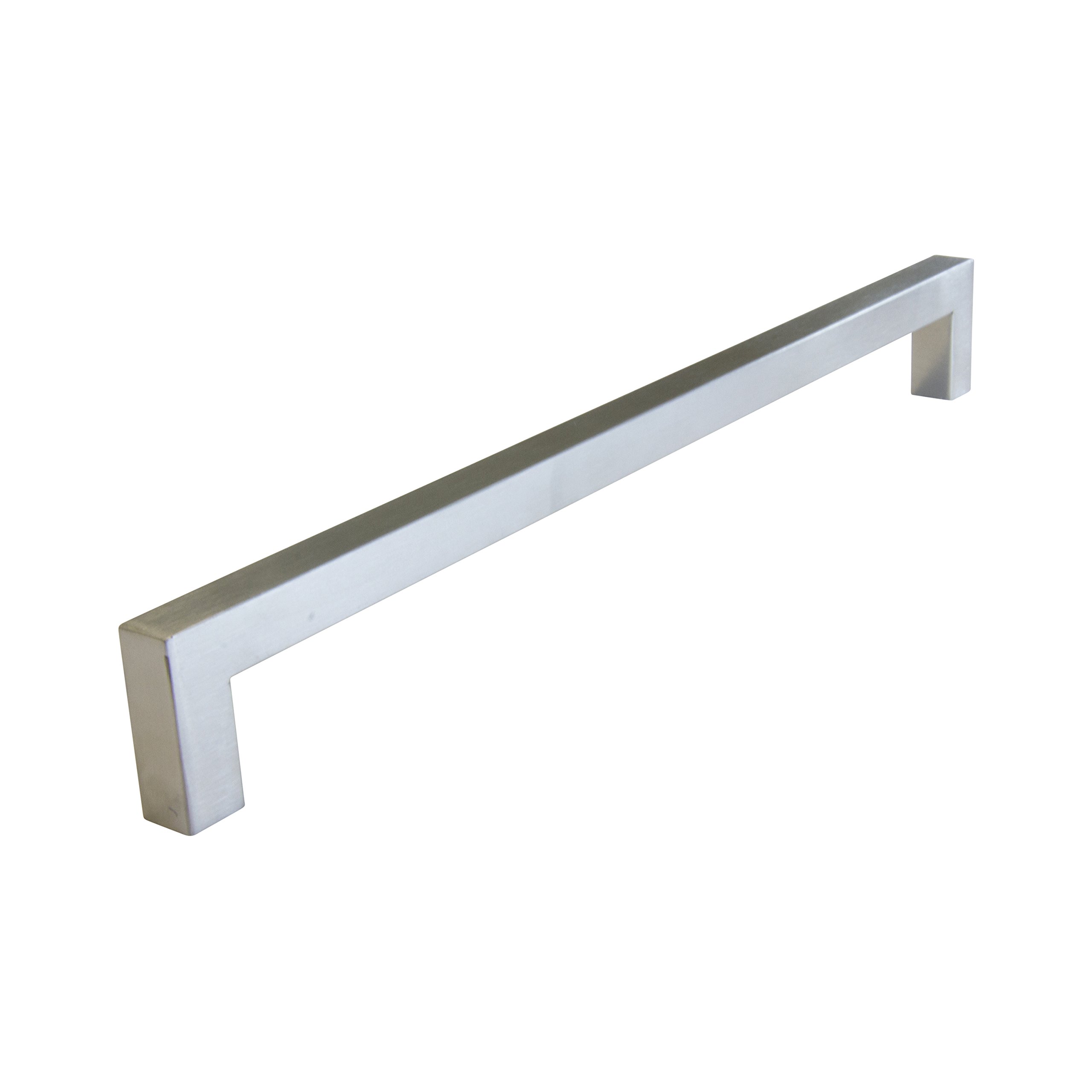 RCH Hardware HD-SS128-256 Brushed Stainless Steel Cabinet Drawer Handles - 10 Pack (3 15/16 Inch) - Modern Kitchen & Bathroom Hardware for Cabinets, Dressers & Furniture
