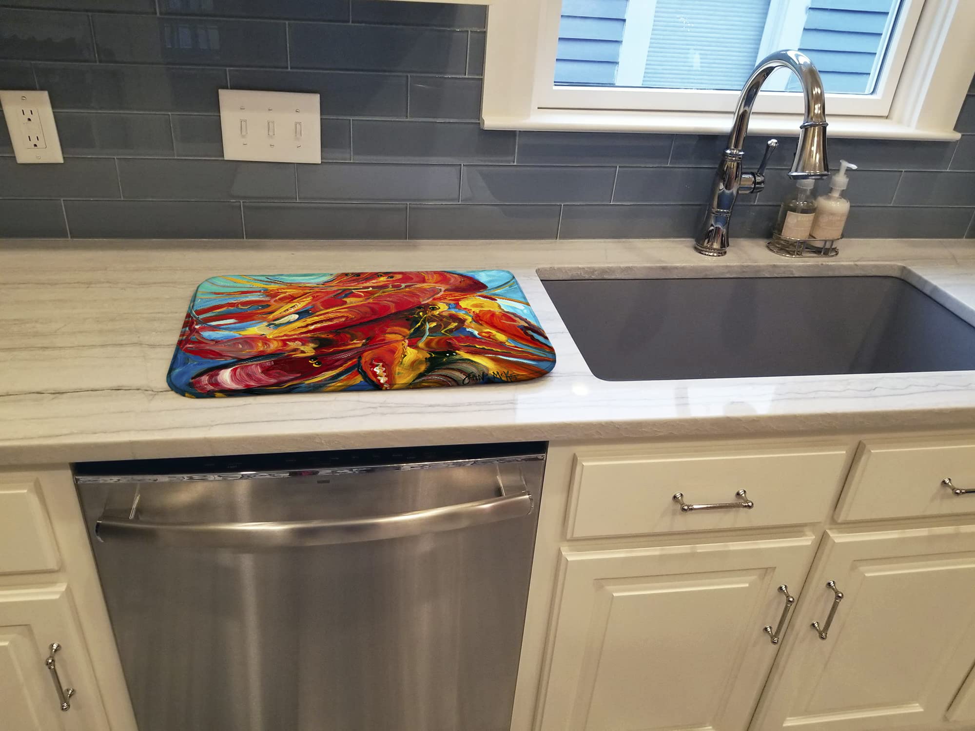 Premium Absorbent Dish Drying Mat - 14