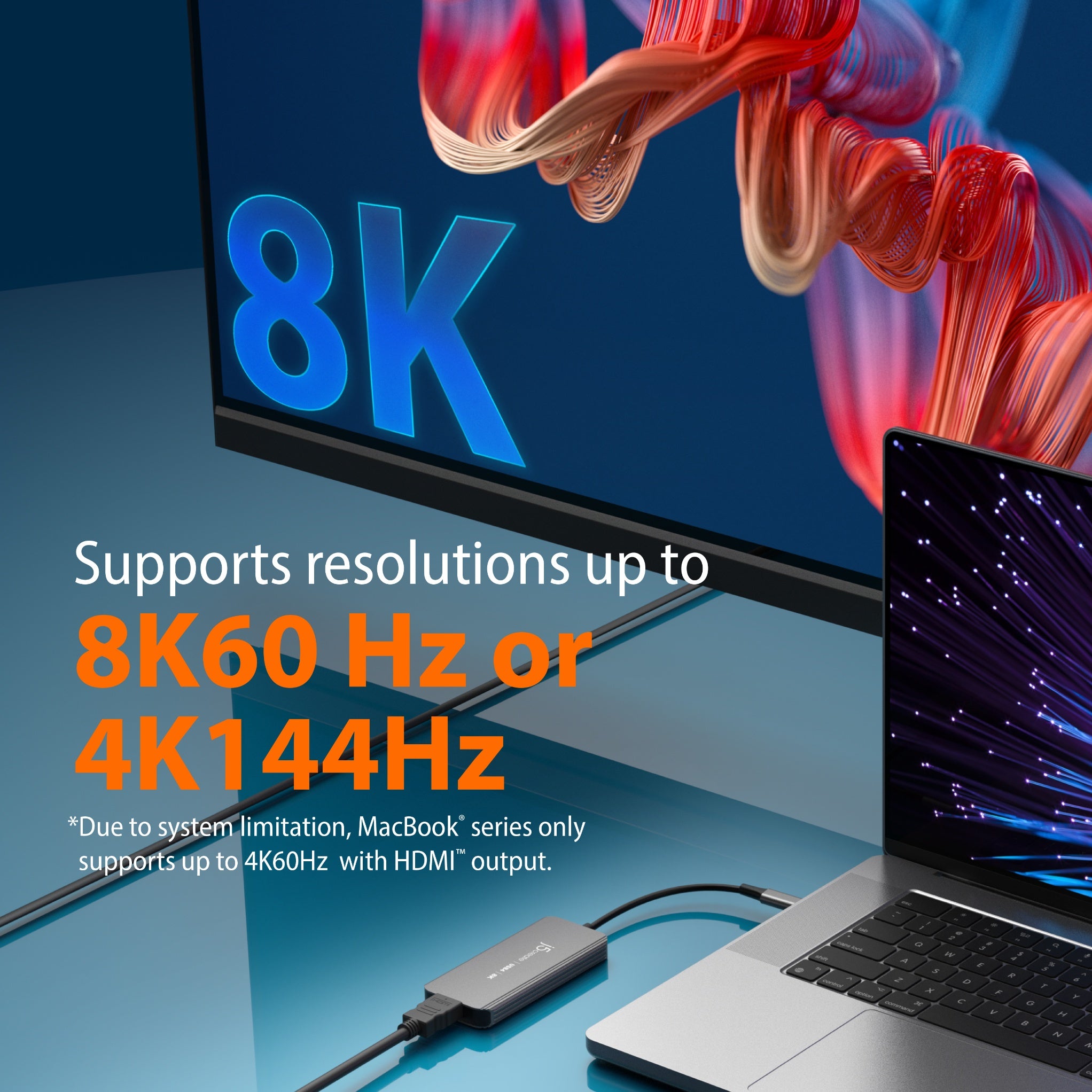USB4® 8K60 Slim Hub - 8-Port Thunderbolt 4 Dock with 100W PD Charging for MacBook Pro, Windows Laptops | 4K/8K Display, Ethernet, Audio, SD Card Reader | Perfect for Home Office, Gaming & Video Editing Setup