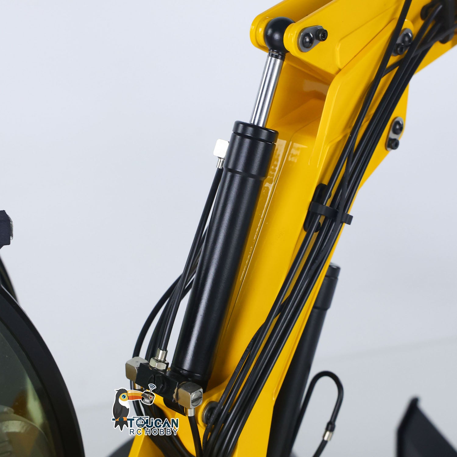 1/14 Scale RC Hydraulic Excavator Toy - 110W 9CH Valve Remote Control Metal Construction Digger Model PL18EV with 3 Movable Arms | For Kids & Adults, Construction Site Simulation, Outdoor Play & Collectors
