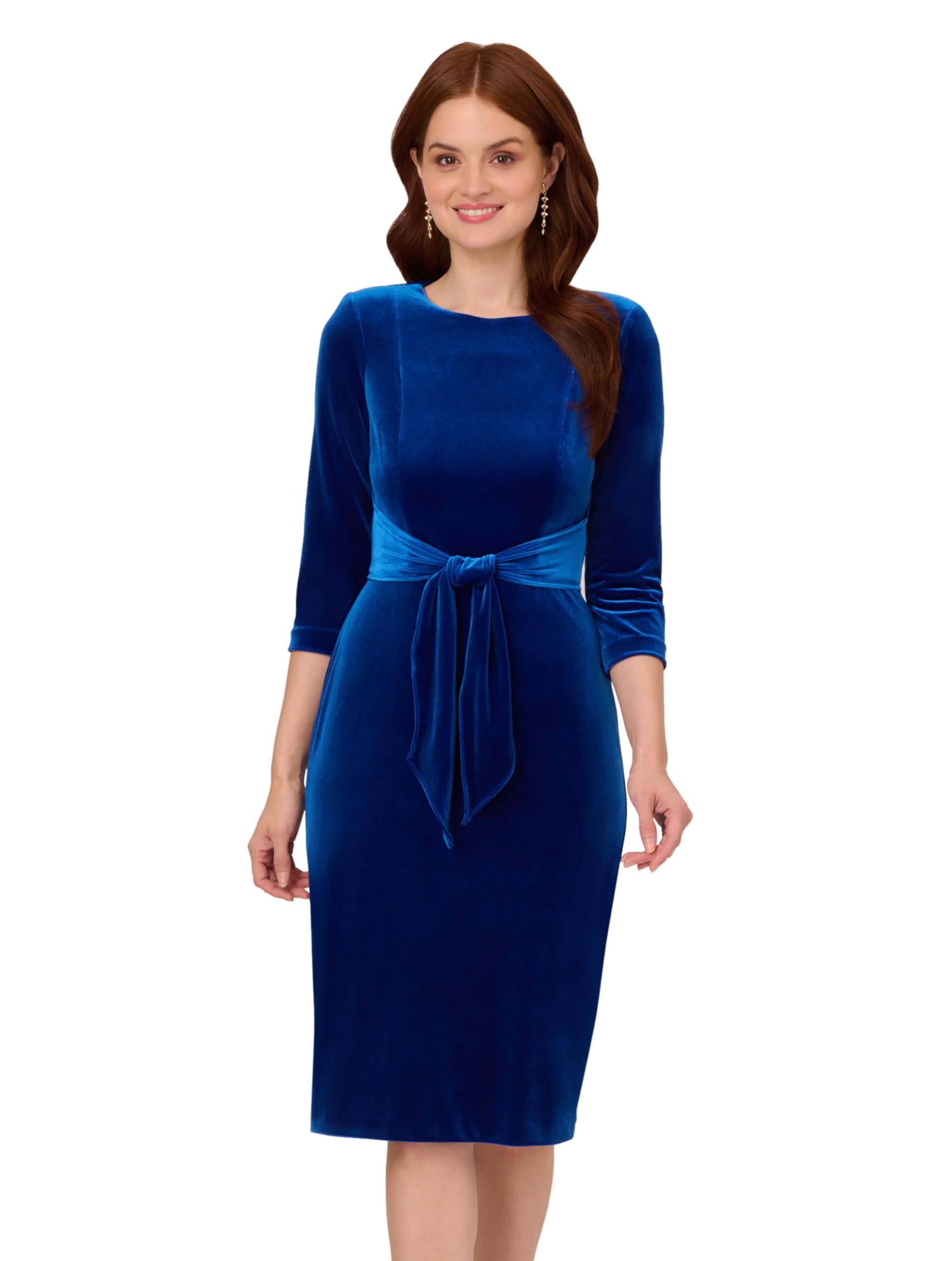Aidan Mattox Women's Sleeveless Blouson Bodycon Dress - Perfect for Cocktail Parties, Date Nights & Summer Weddings