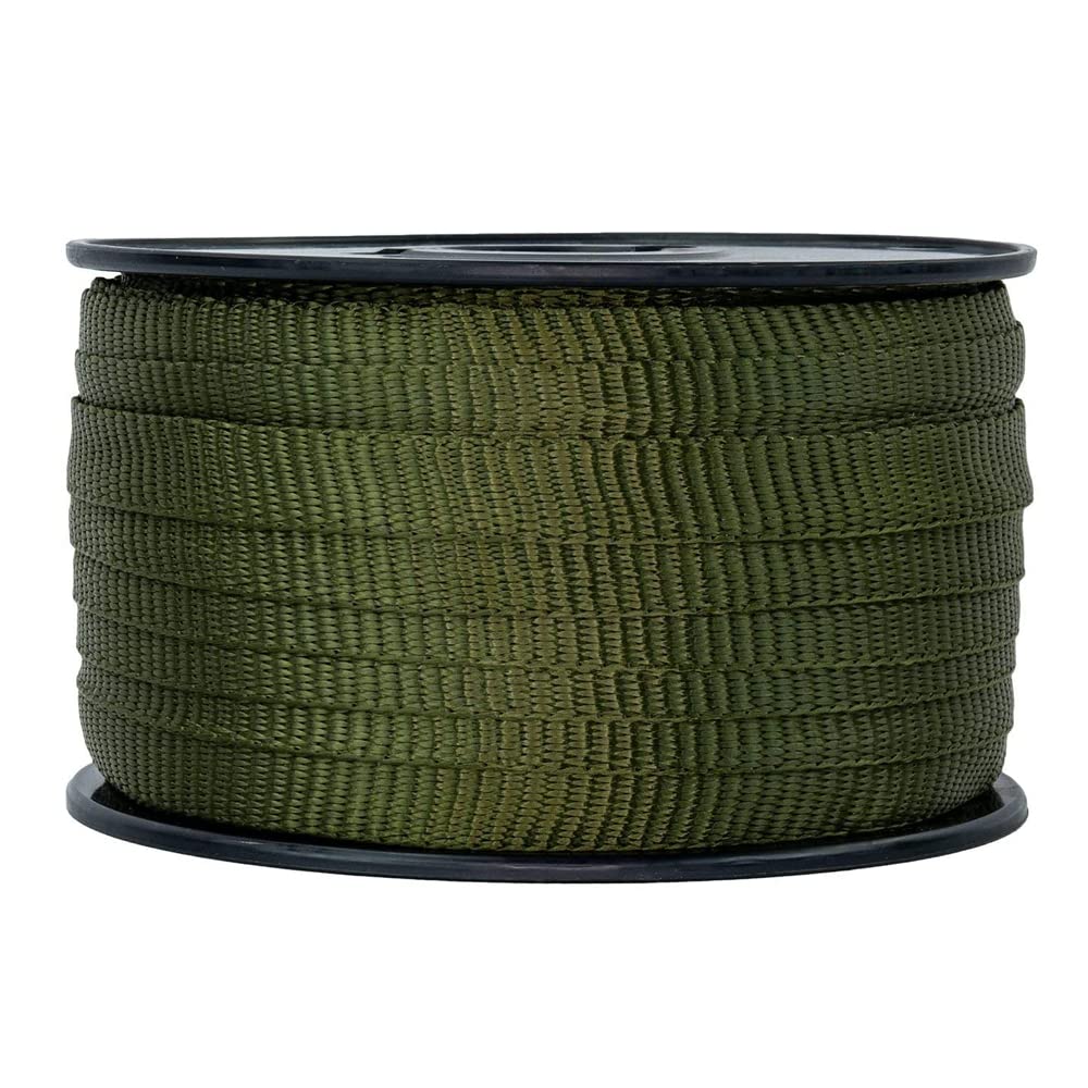 SGT KNOTS Heavy Duty Polyester Flat Rope - 5/8
