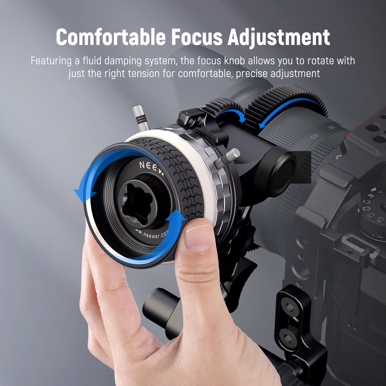 NEEWER PG007/PG006 M0.8 65T/38T Follow Focus Gear - Professional Camera Gear for DSLR & Mirrorless Cameras - Perfect for Cinematic Videography & Film Production