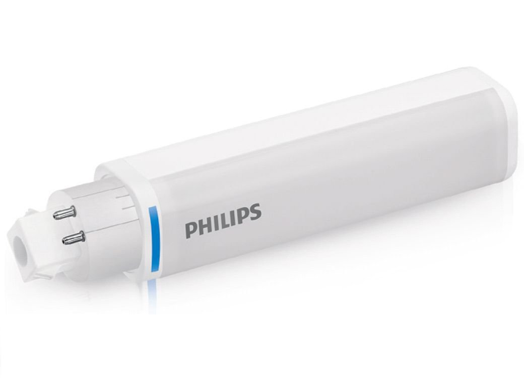 10-Pack Philips 458380 8.5W LED Plug & Play Replacement Bulbs - 3500K Warm White, 4-Pin CFL Base, Horizontal Mount - Perfect for Office Lighting, Kitchen Under Cabinet Lights & Commercial Fixtures