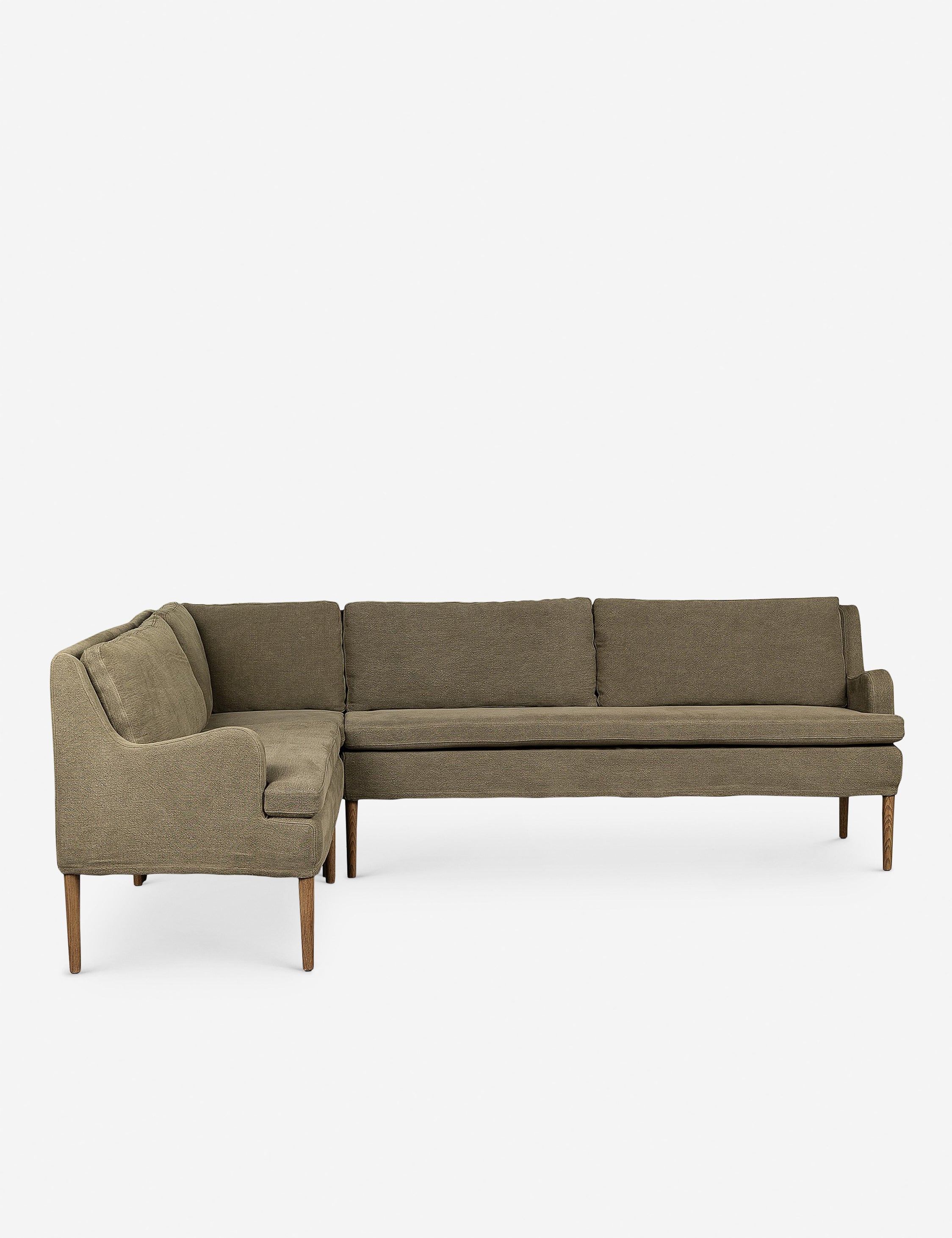Aurelia Dining Banquette by Amber Lewis x Four Hands - Modern Upholstered Bench for Dining Room, Kitchen Nook & Entryway - Perfect for Small Space Seating and Stylish Home Decor