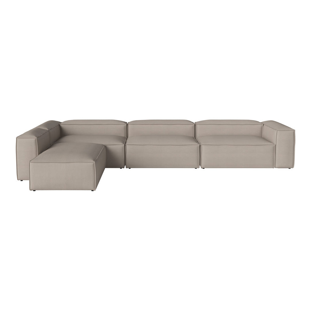 Cosima Corner Sofa with Open End - Modern L-Shaped Sectional Couch for Living Room, Lounge & Home Theater