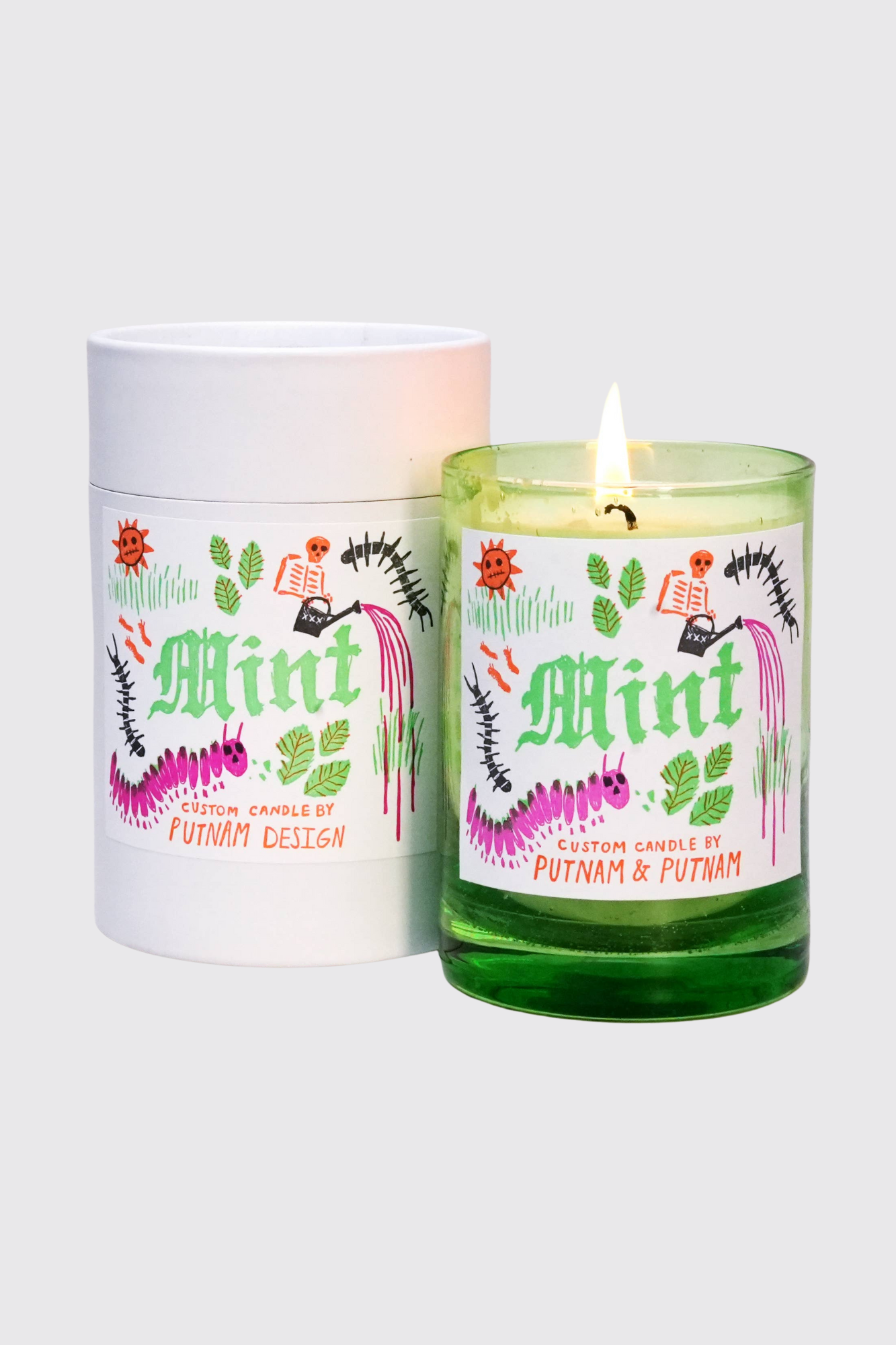 Refreshing Mint Scented Soy Candle - Natural Aromatherapy for Relaxation & Stress Relief | Perfect for Home, Office, Spa & Meditation Spaces