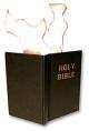 Flaming Bible - Premium Engraved Leather Bible with Gift Box - Perfect for Religious Studies, Church Services & Thoughtful Gifts