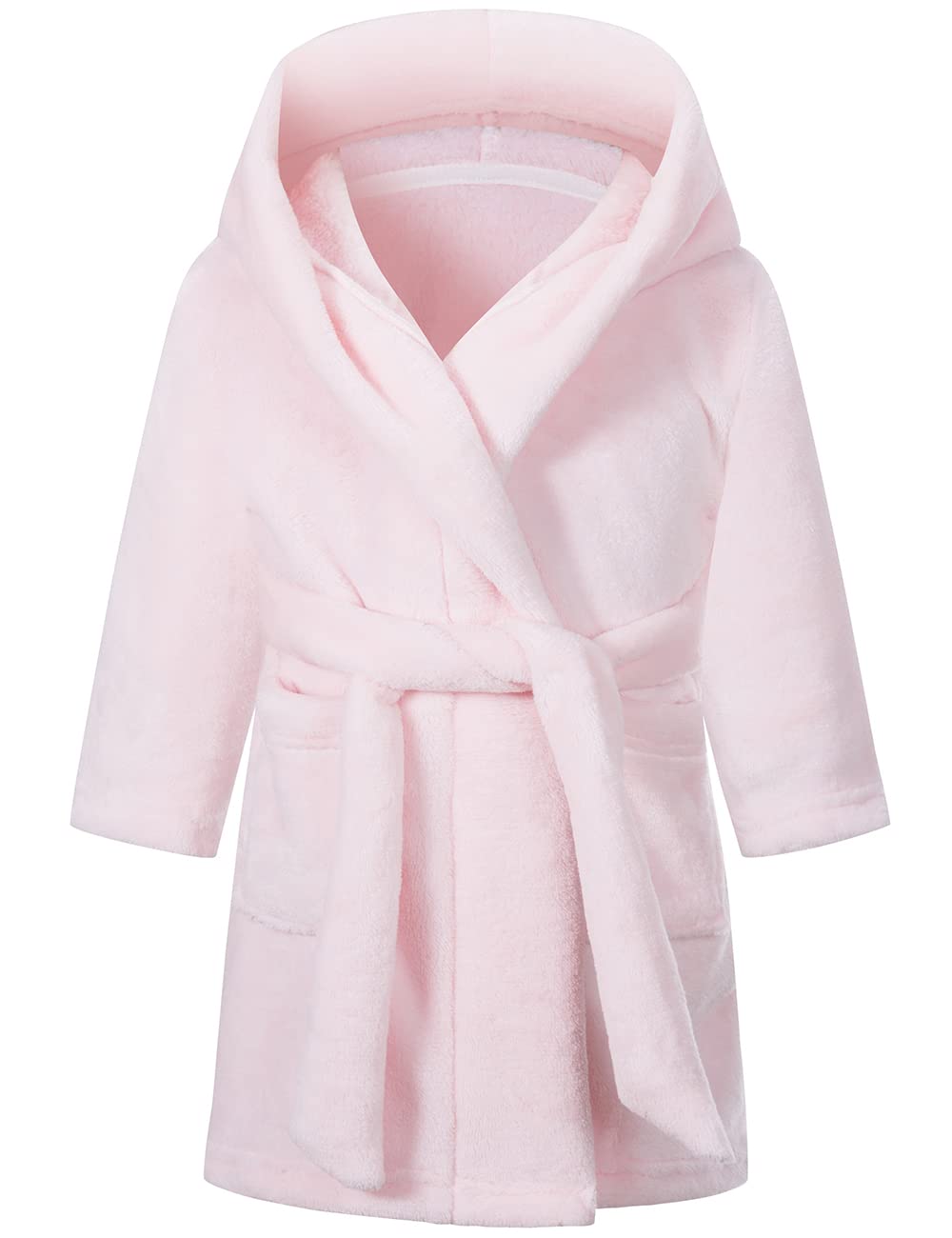 Girls Fleece Hooded Robes - Soft Premium Fuzzy Bathrobe for Kids Ages 2-12 | Cozy Winter Wear, Birthday & Christmas Gifts, Spa & Lounge Wear for Toddlers & Girls