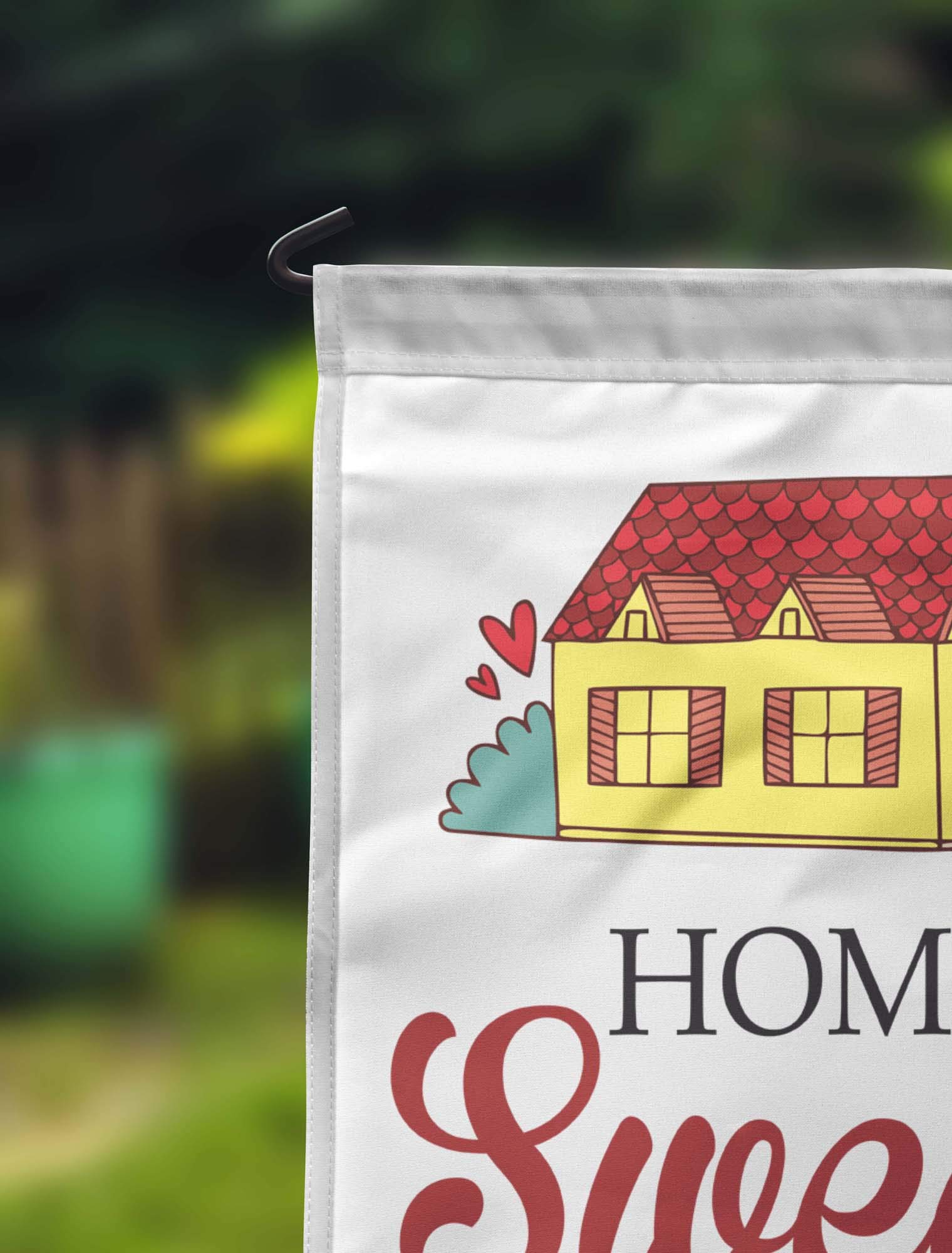Double Sided Home Sweet Home Garden Flag - Summer Camping Decor for Outdoor, Campsite & Yard - Weatherproof Polyester Housewarming Gift for Campers & RV Enthusiasts (Perfect for Backyard, Patio & Seasonal Decorations)