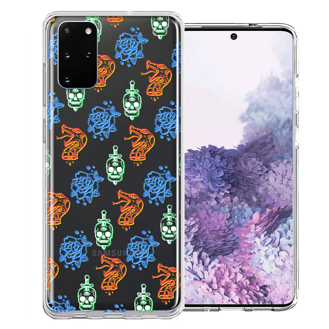 Snakes Skulls Roses Samsung Galaxy S20 Case - Stylish Protection for Daily Use