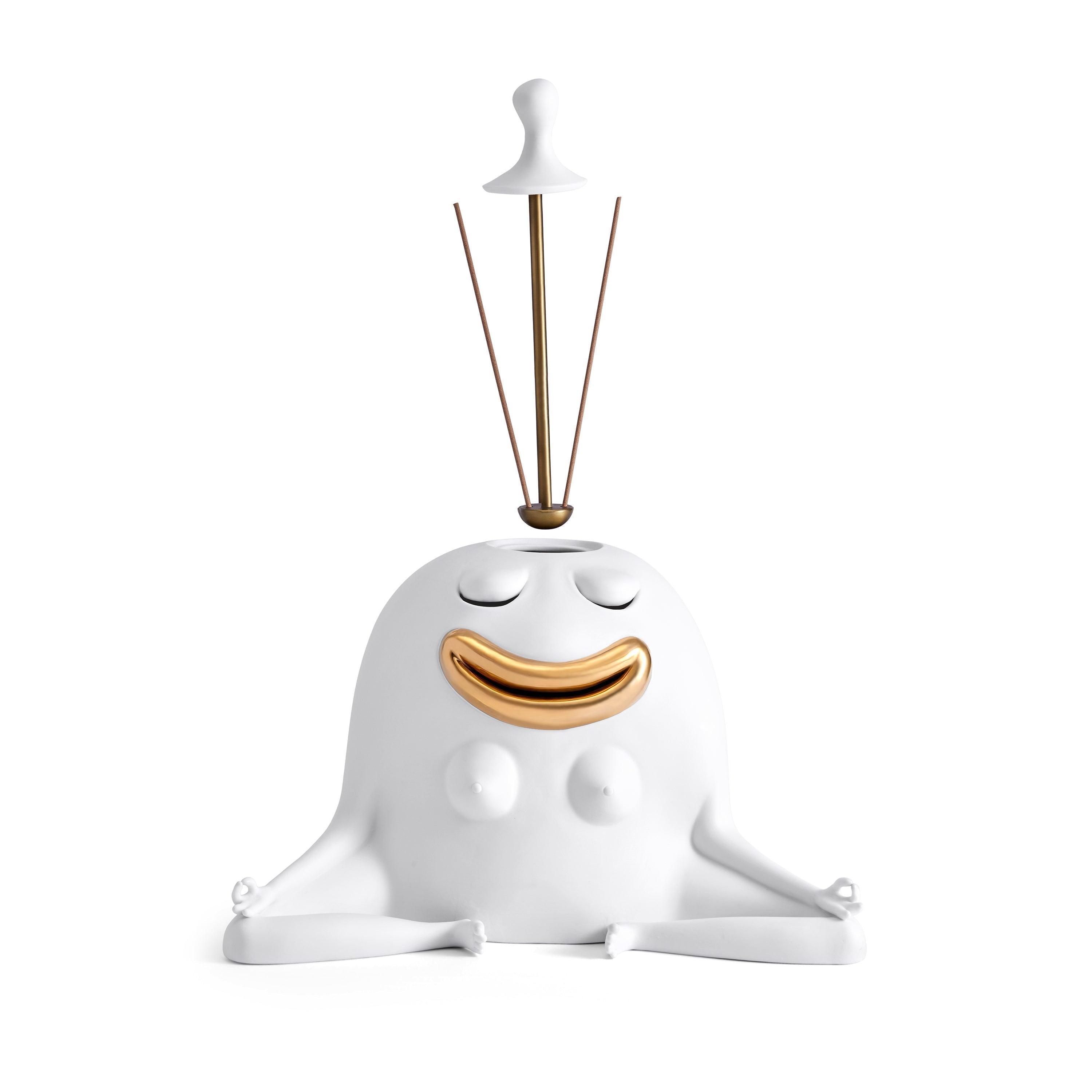 Premium Haas Meditator Incense Burner for Relaxation & Yoga - Aromatherapy Essential Oil Diffuser for Home, Spa, and Meditation Spaces