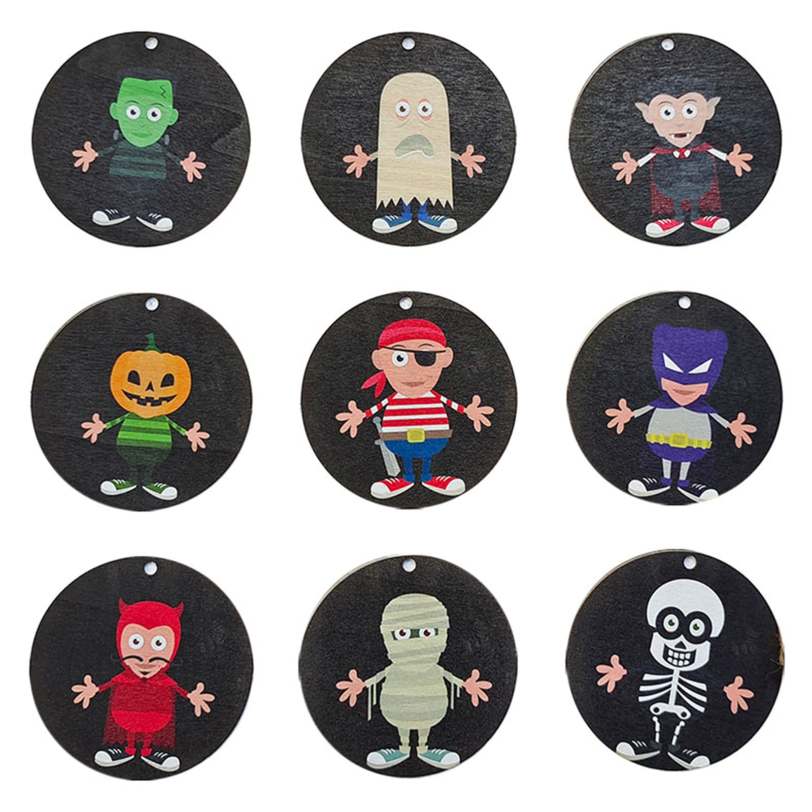 Hand-Painted Halloween Tree Hanging Decorations - Spooky Office & Party Decor for Adults | Perfect for Halloween Atmosphere, Wall Signs & Holiday Party Decorations