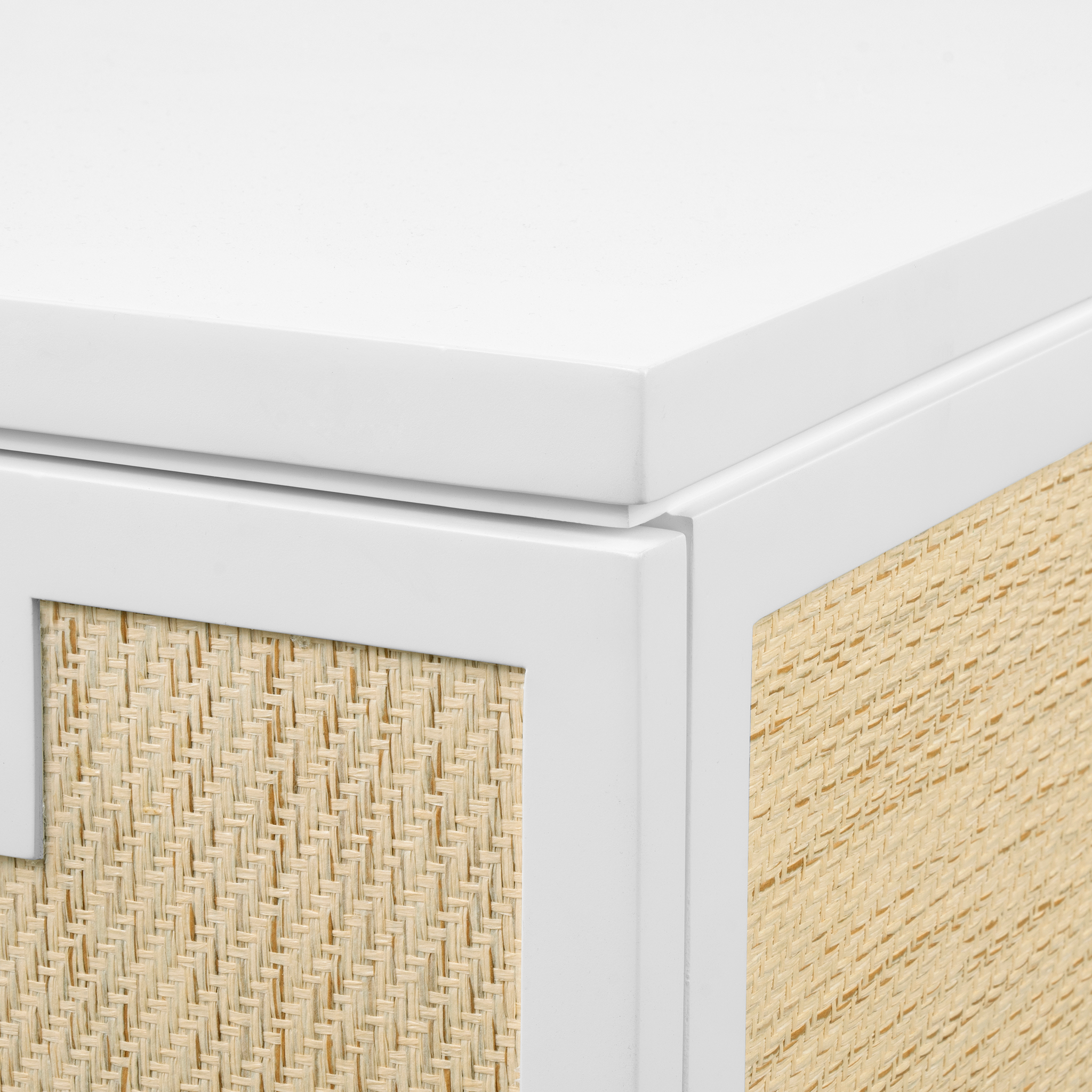 Astor Desk in Vanilla Finish - Modern Home Office Desk for Small Spaces, Study & Work from Home