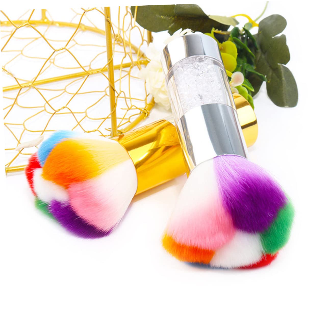 **Minkissy 4-Piece Pedicure Tools Set - Acrylic Nail Brush, Dust Brush, Powder Brush & Nail Cleaner for Manicure & Nail Art - Durable & Comfortable Nylon Wool Brushes for Salon & Home Use**