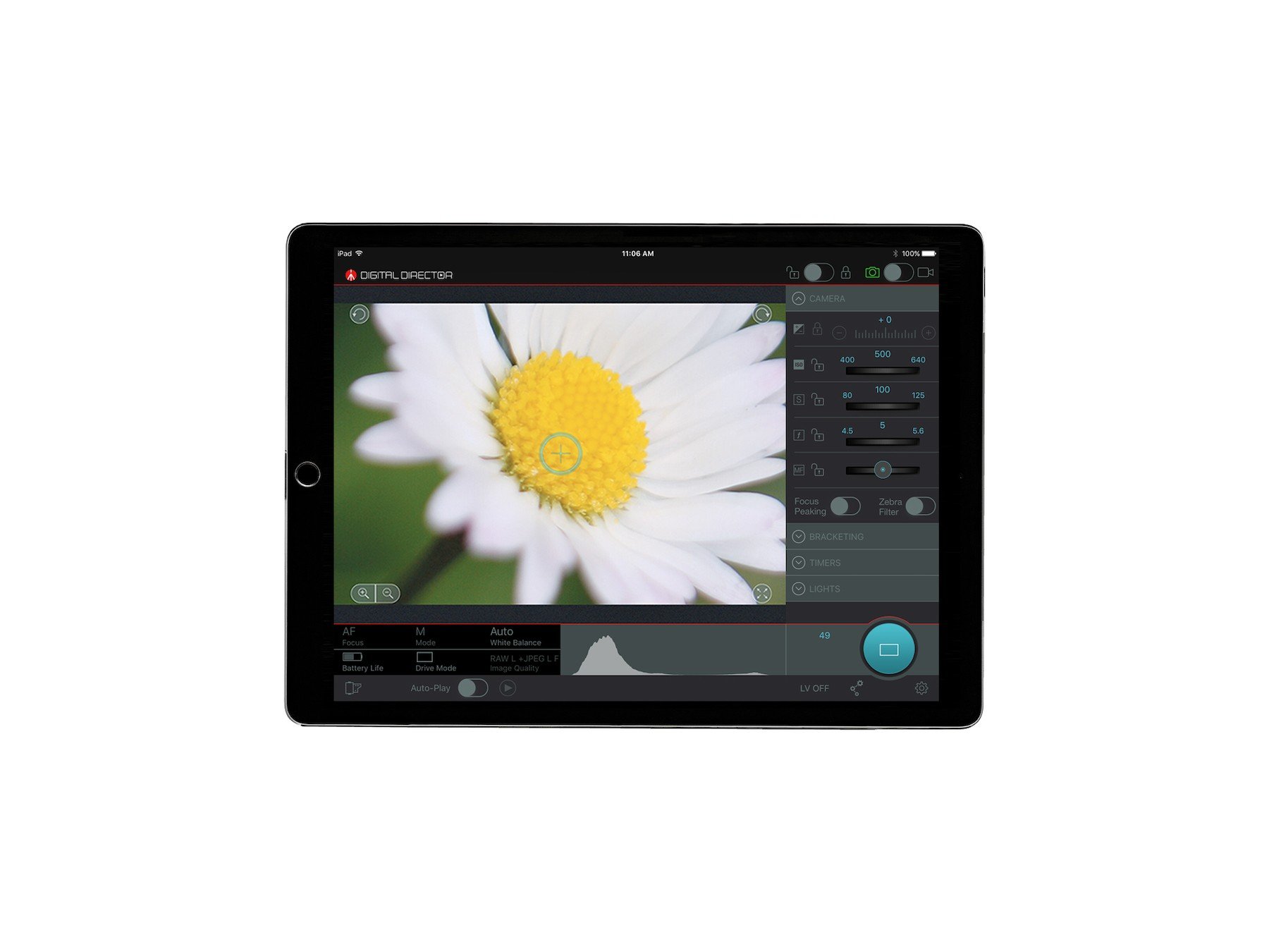 Manfrotto MVDDA2 Digital Director for iPad Air 2 - Compatible with Nikon & Canon DSLR Cameras | Professional Camera Control Monitor | Perfect for Photography & Videography Studios