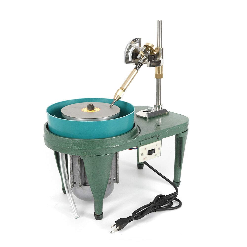 Gem Faceting Machine 180W 110V - Jewelry Polishing & Jade Grinding Tool with 2800r/min Speed - US Stock - Perfect for Jewelry Making, Stone Cutting & DIY Craft Projects