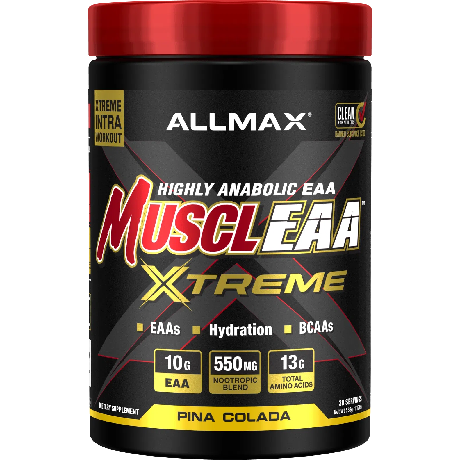 ALLMAX MusclEAA Xtreme - Premium Essential Amino Acid Supplement for Muscle Recovery & Growth | Post-Workout & Fitness Nutrition | Ideal for Athletes & Bodybuilders