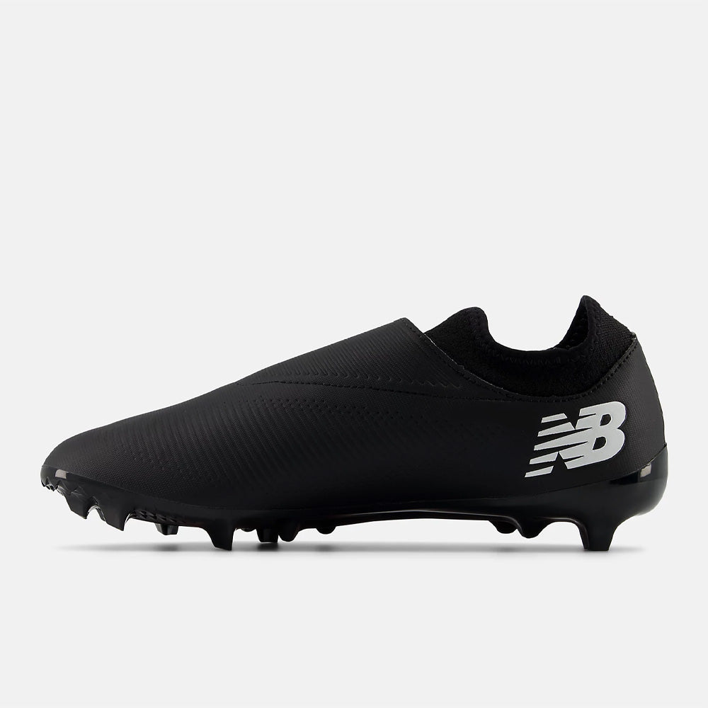 New Balance Furon Dispatch V7+ FG Football Cleats for Men - Lightweight Soccer Shoes for Speed & Agility (Black/White) - Perfect for Turf Matches & Training Sessions