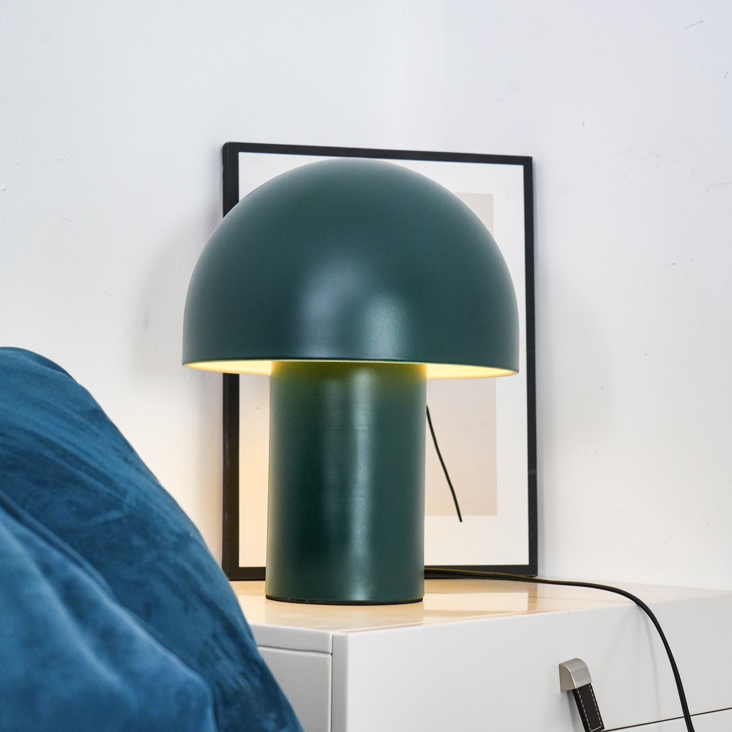 Mushroom Umbrella Table Lamp - Cute Night Light for Bedroom, Nursery, Living Room - Warm White LED Mood Lighting for Home Decor & Cozy Ambience