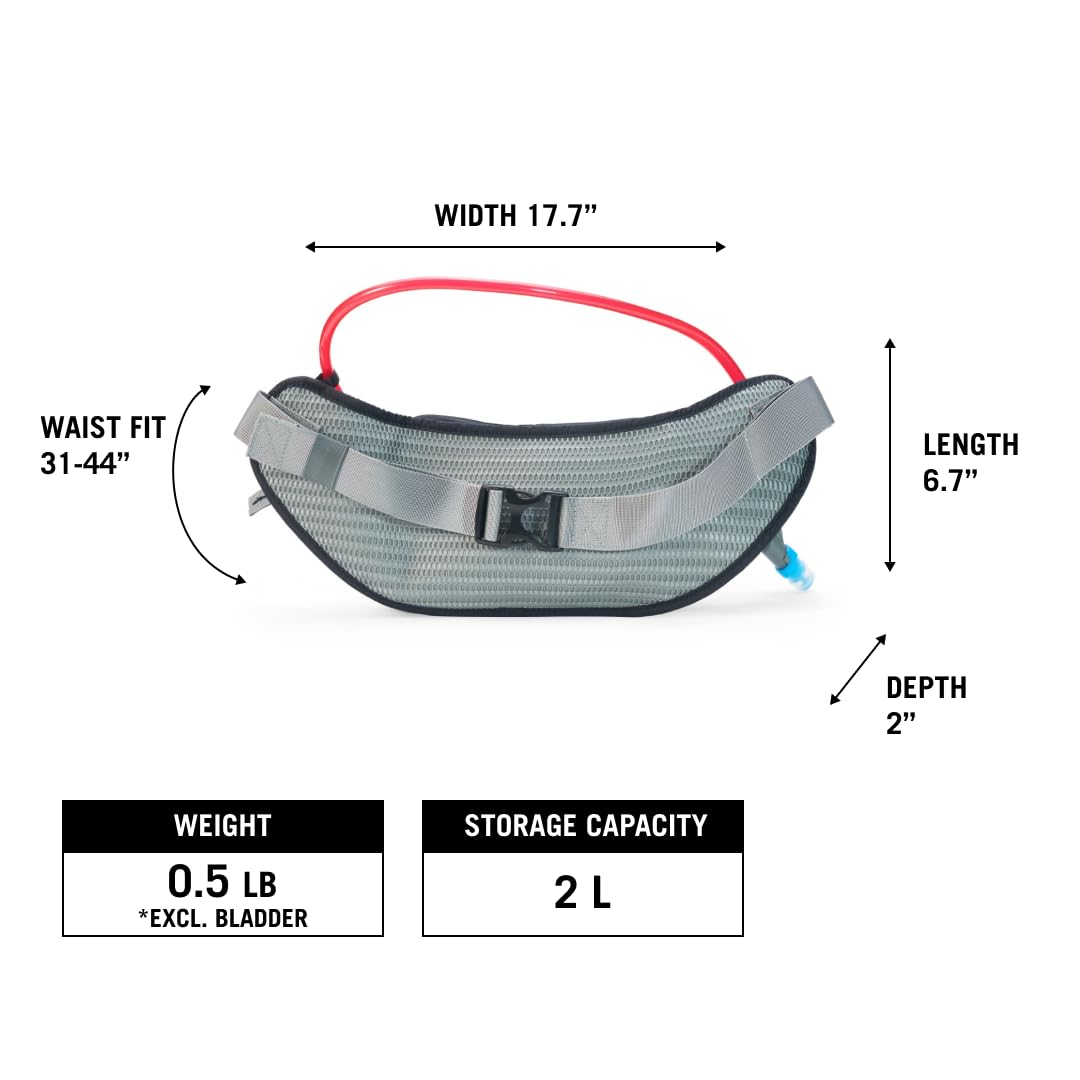 USWE Black - Premium Hydration Pack for Running, Hiking & Outdoor Adventures | Hands-Free Water Backpack for Active Lifestyles