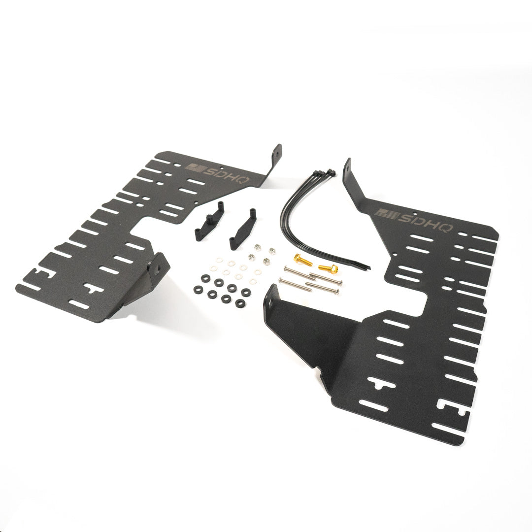 2022-2024 Toyota Tundra & Sequoia SDHQ Built Behind the Grille LED Light Bar Mount Kit - Off-Road Lighting Accessories for Night Driving & Adventure