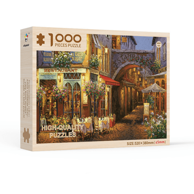 1000 Piece Adult Jigsaw Puzzle - Challenging & Relaxing Brain Teaser for Stress Relief, Home Decor & Family Game Night