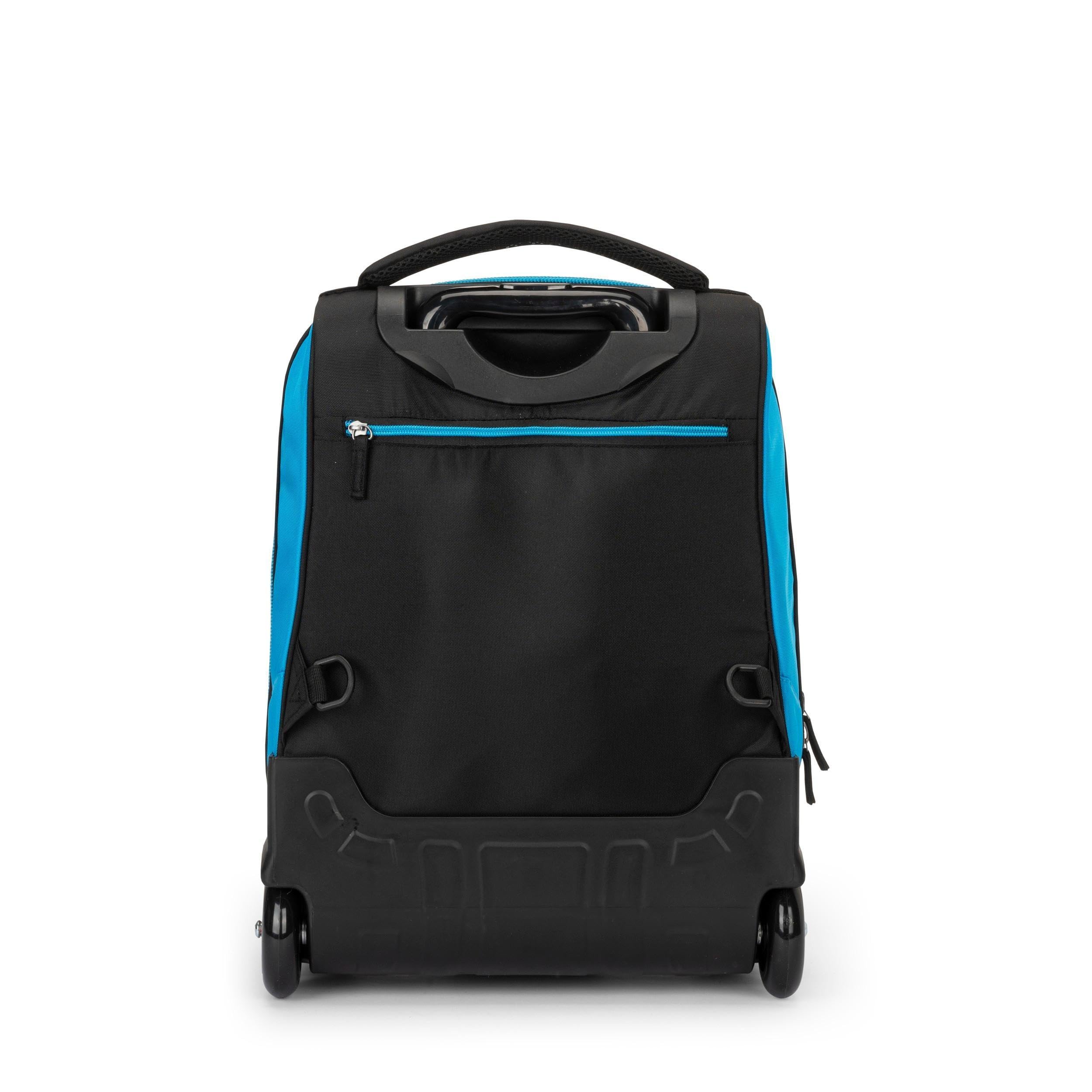 Official ONE PIECE School & Office Trolley Backpack - Adjustable Handle, Detachable Wheels, Padded & Adjustable Shoulder Straps, Large Main Compartment, Front Pocket, Zipper Closures, 36x47x23cm - Perfect for School, Travel & Work Commutes