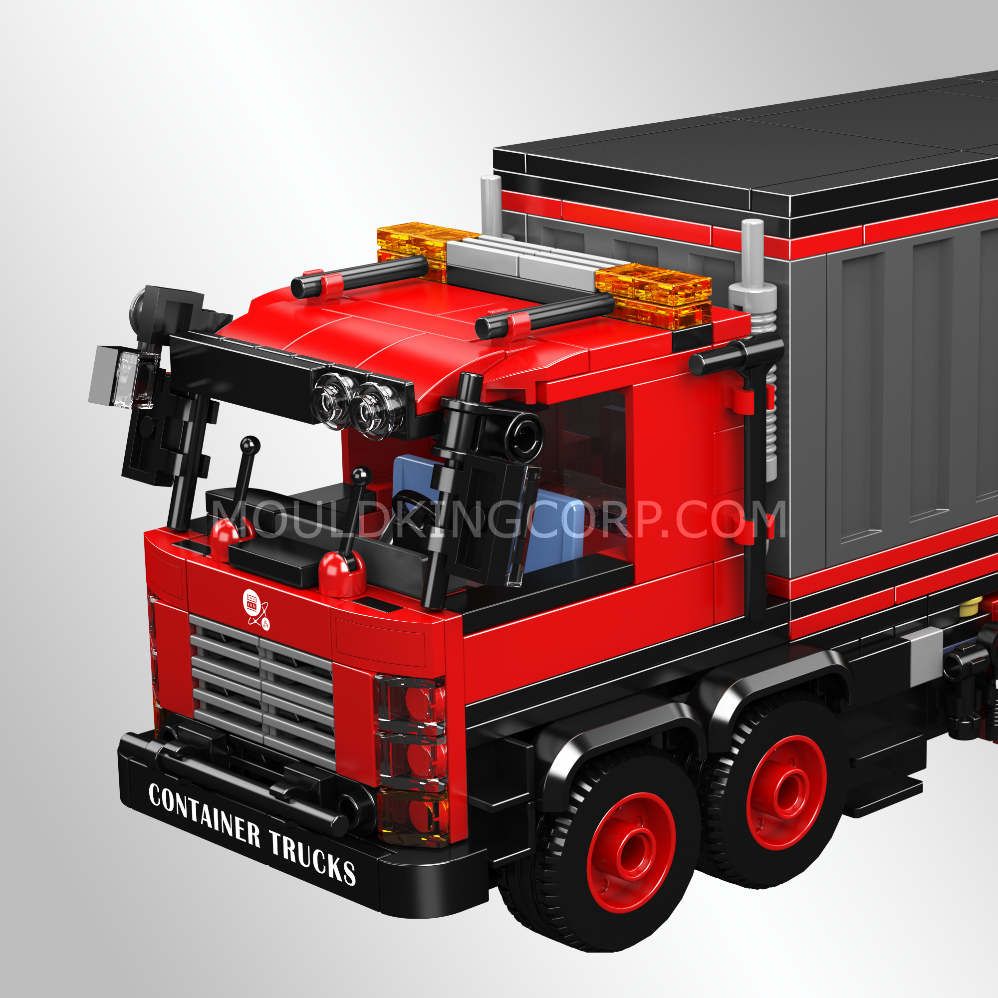 Mould King 24069 Heavy Duty Container Truck Building Set - 630 Pieces Construction Toy for Kids & Adults | STEM Educational Gift, DIY Engineering Project for Boys & Girls | Perfect for Birthday, Christmas & Playtime Fun