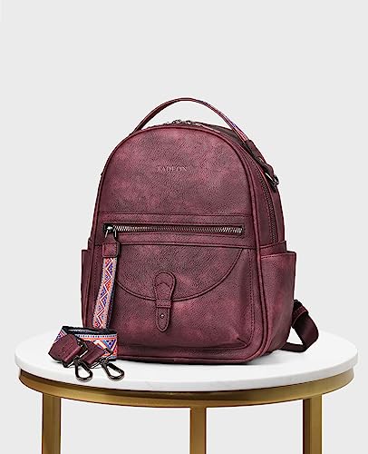 Wine Red Retro Style