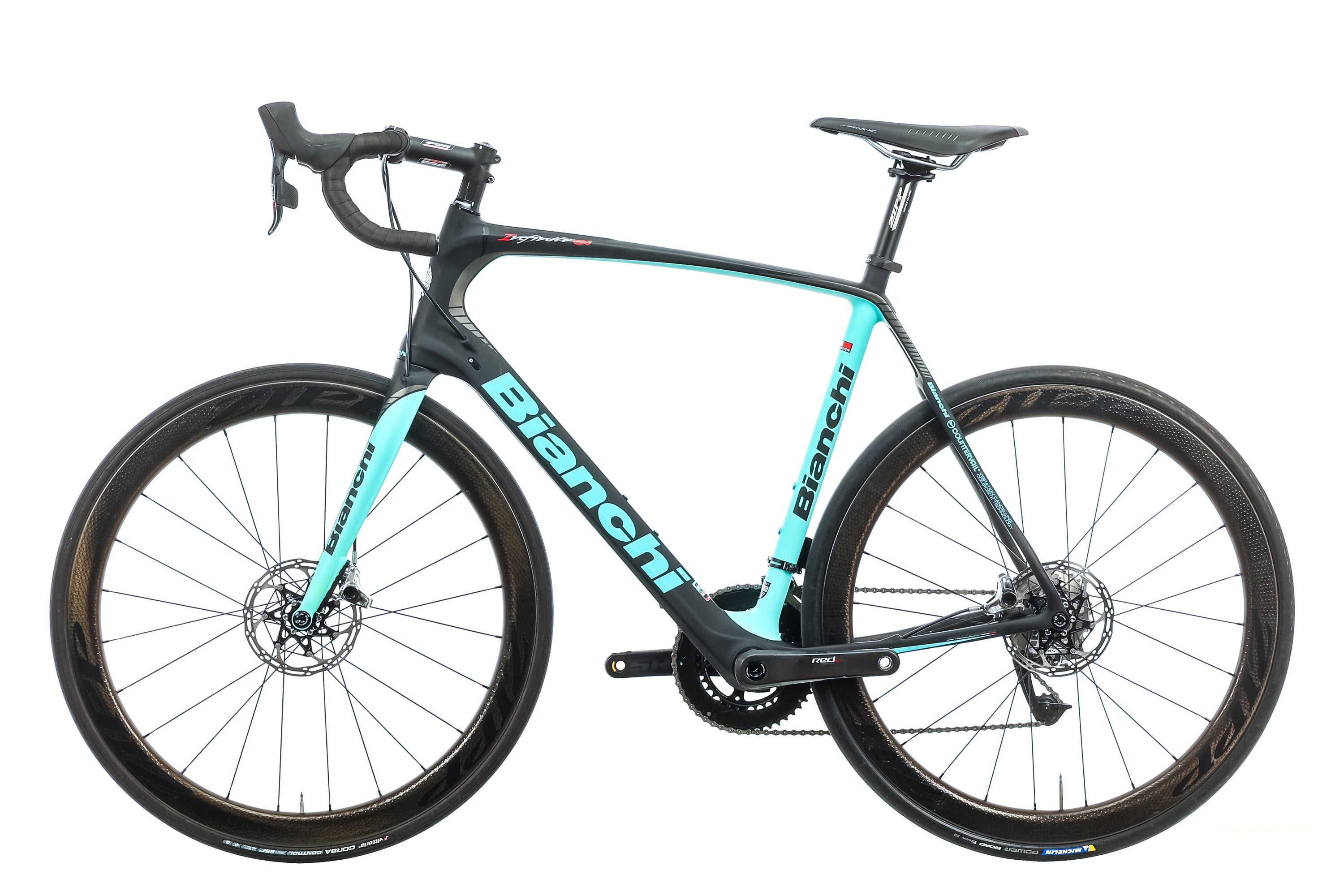 Bianchi Infinito CV Disc SRAM Red eTap Road Bike 2018 - 61cm Carbon Frame | High-Performance Endurance Road Bike for Racing & Long-Distance Cycling