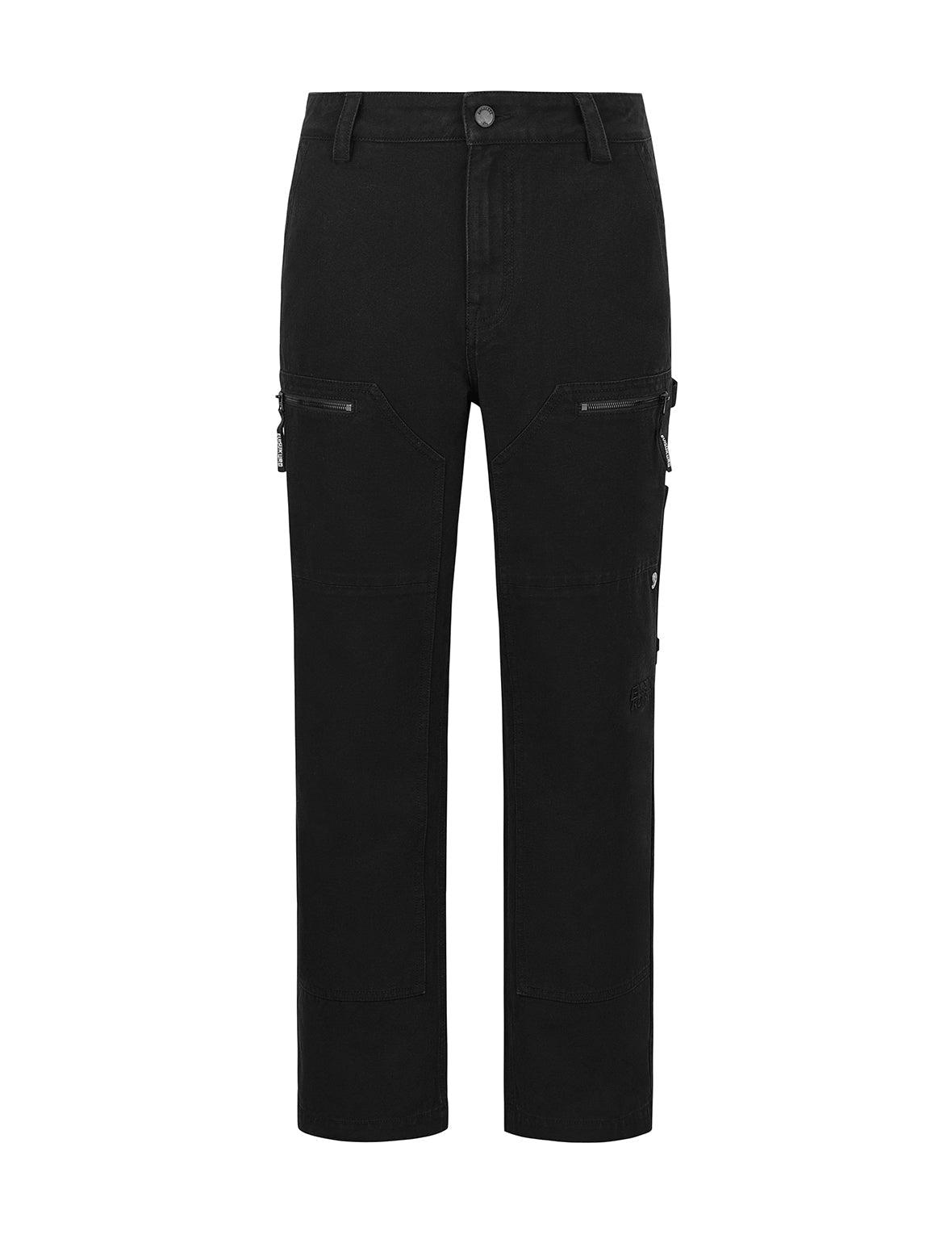 Seagull & Logo Embroidered Loose Fit Cargo Pants for Men - Casual Streetwear, Outdoor Hiking & Travel Comfort