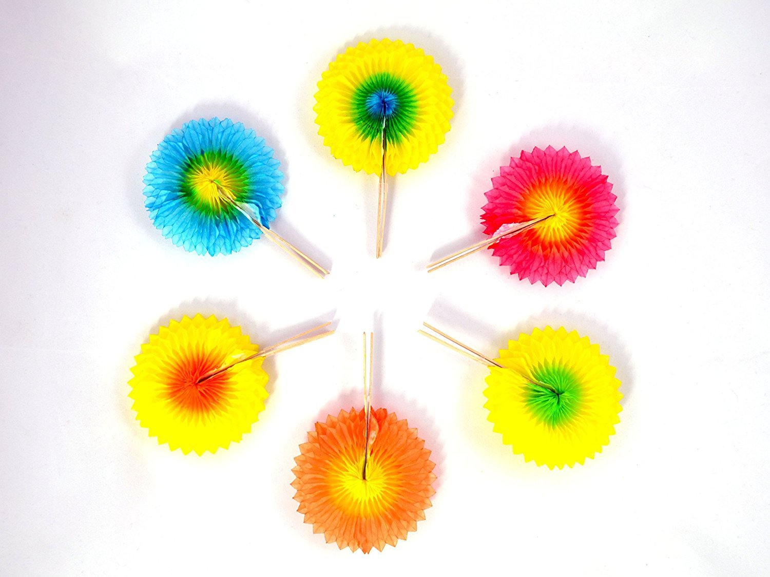 144-Piece Cocktail Fan Pic Set - Perfect for Party Decorations, Wedding Favors, and Cocktail Garnishes