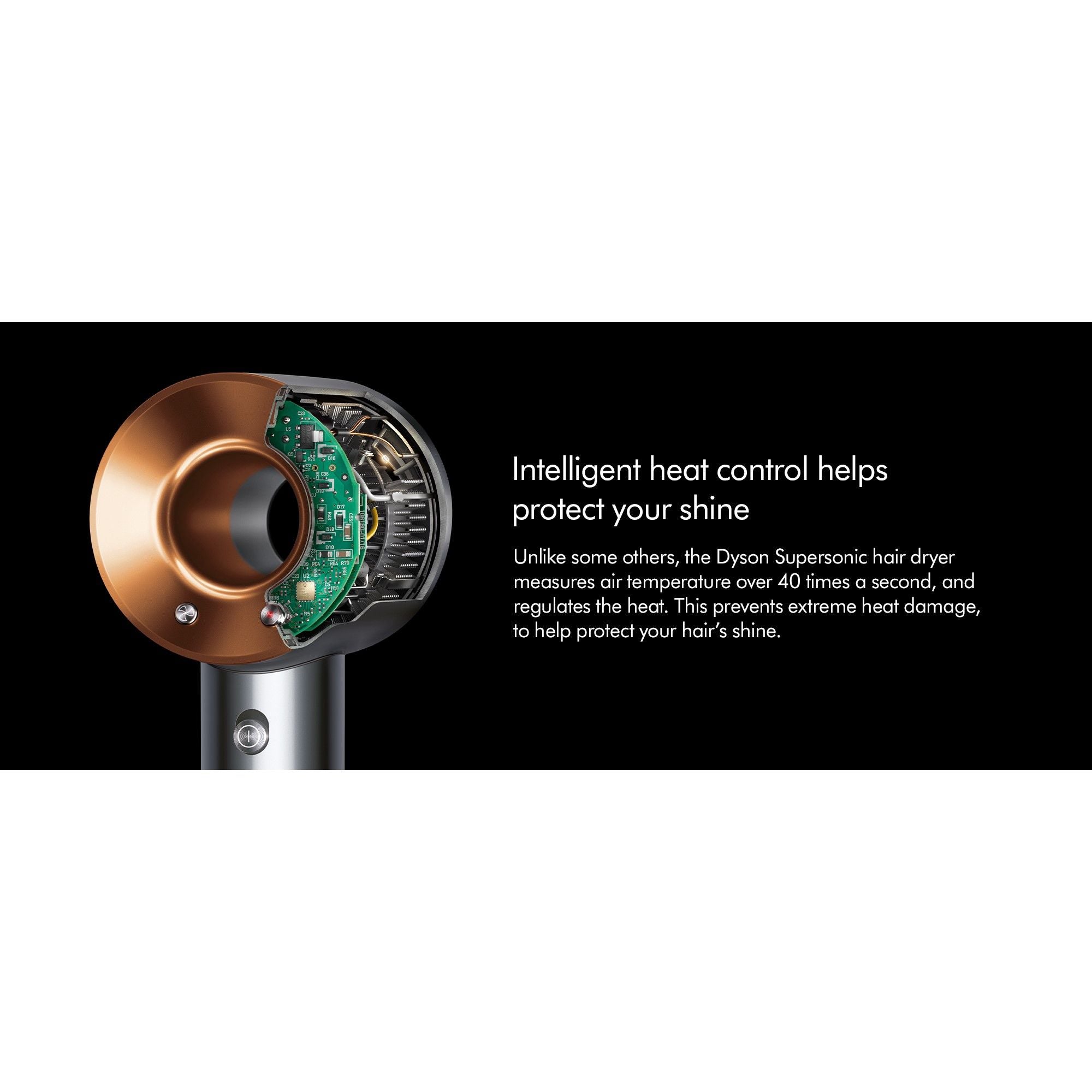 Professional Copper Supersonic Hair Dryer - Fast Drying & Ionic Technology for Salon-Quality Blowouts at Home | Perfect for Travel, Styling & Daily Hair Care