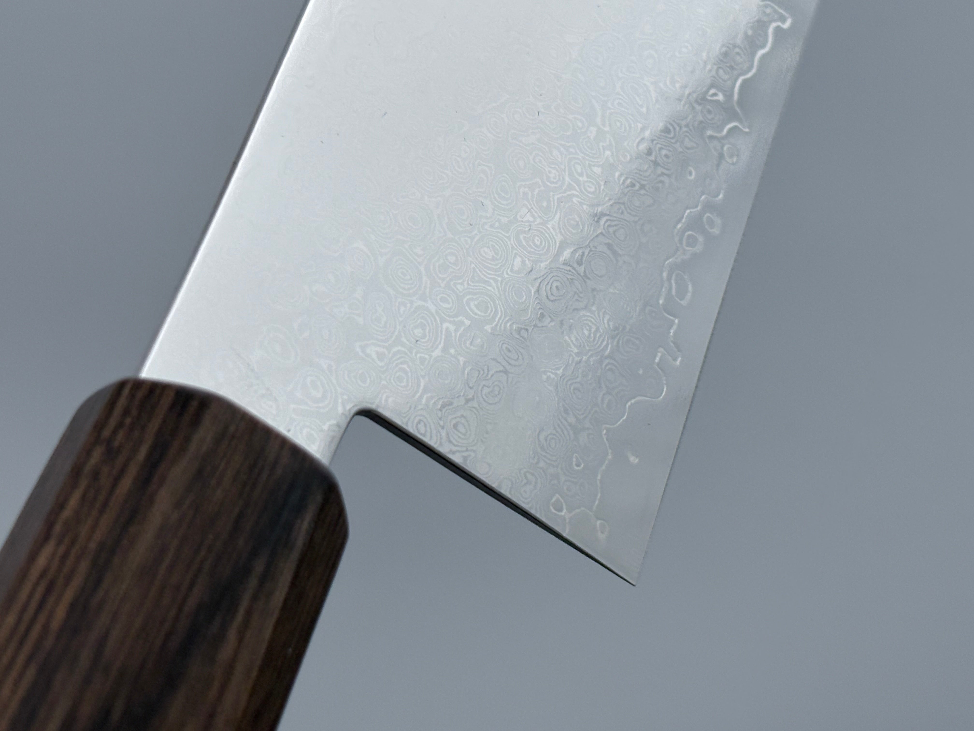 Premium Seki VG10 Mirror Damascus Nakiri Knife - Japanese Vegetable Chopper - Professional Chef Knife for Sushi, Vegetables & Herbs - Perfect for Home Kitchens & Culinary Enthusiasts