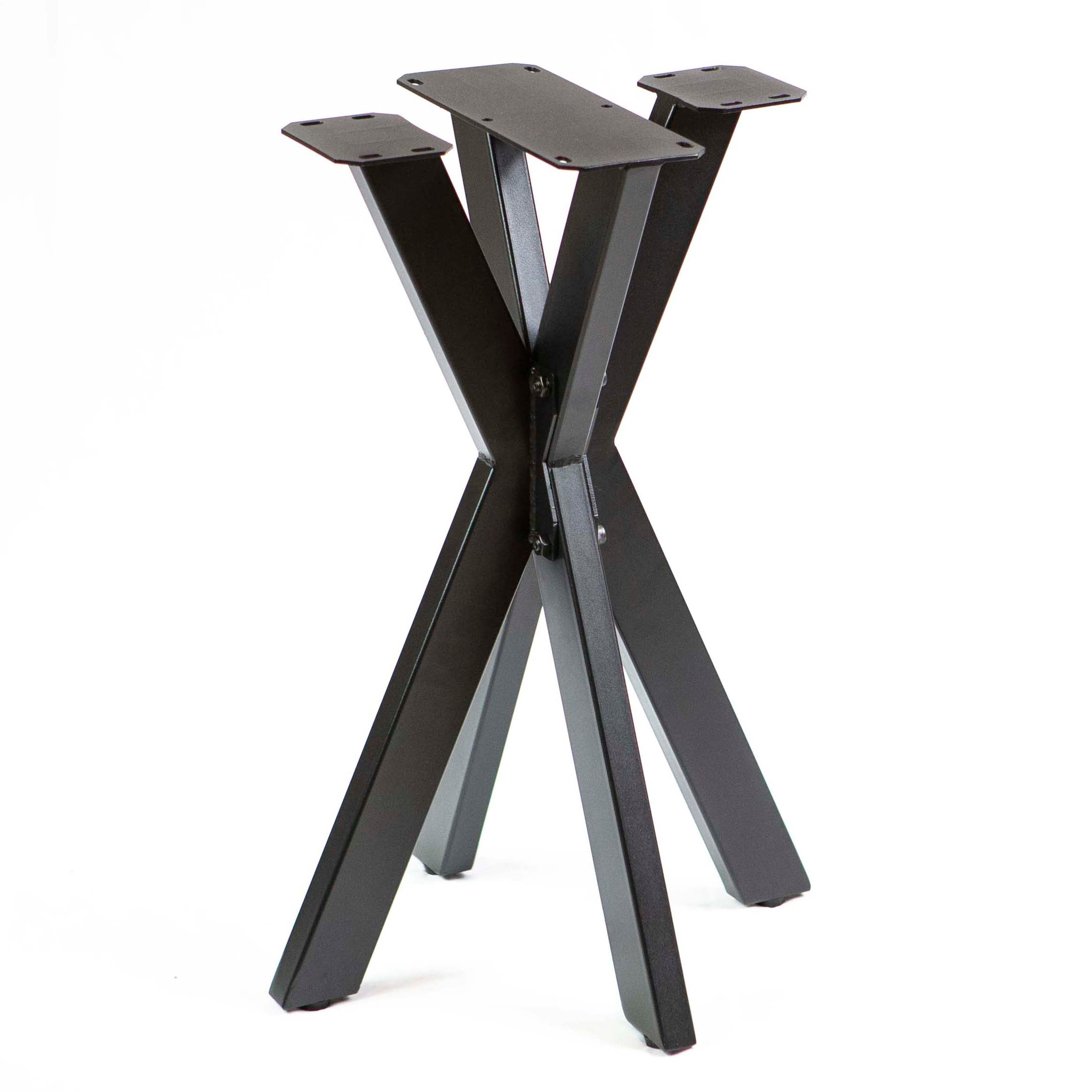 SS1360 Spider Shape Table Base for End Table - Black Powder Coated Metal Legs | Perfect for Coffee Tables, Side Tables & Home Decor