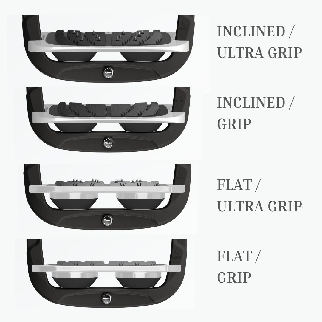 Flex On Composite Stirrup - Lightweight & Durable Equestrian Stirrups for Horse Riding - Perfect for Trail Riding, Jumping & Dressage