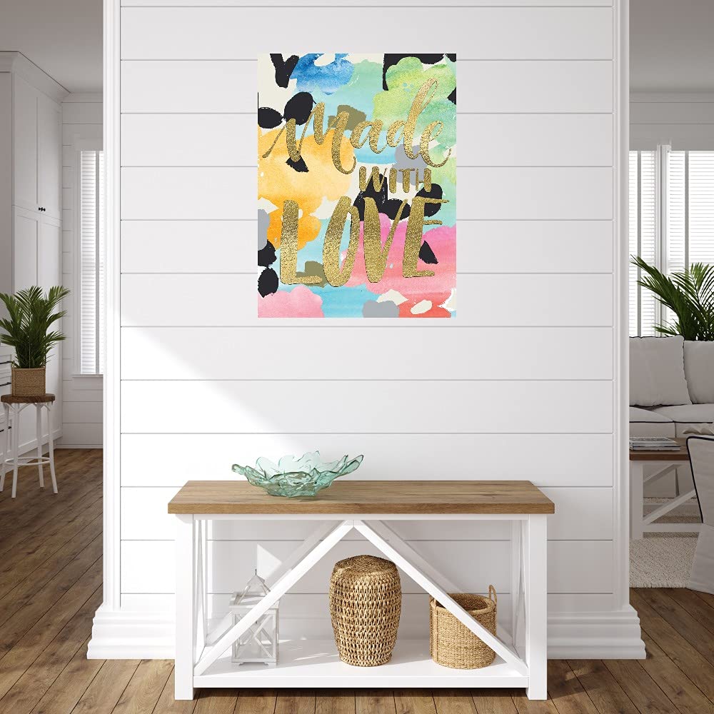 Handmade Fine Art Canvas Wall Decor by Artist Nikki Chu - Premium Ready-to-Hang Painting for Living Room, Bedroom, Office & More - 24x32 Inches - Perfect for Home Decor, Housewarming Gifts & Interior Design