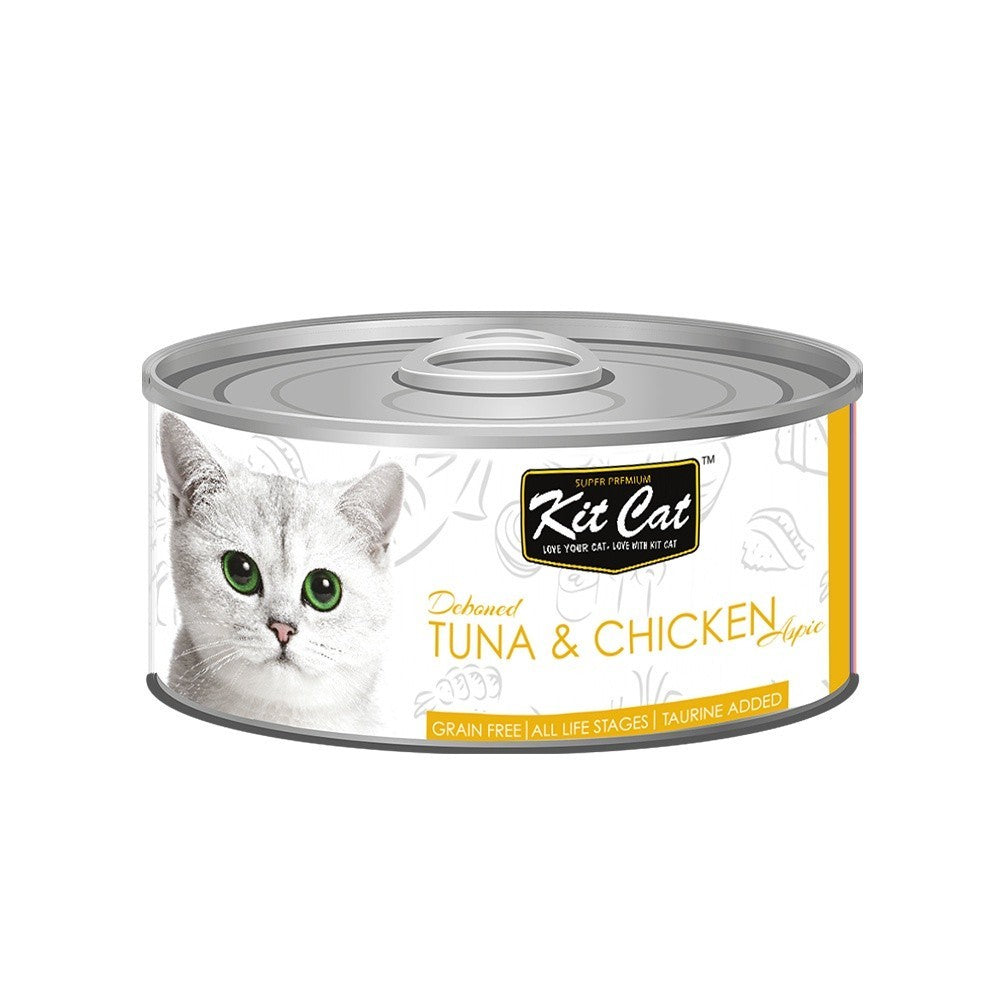 24-Pack Kit Cat Deboned Food Topper for Adult Cats & Kittens - 80g Pouches, 22 Flavor Variety - Perfect for Mealtime Enhancement & Picky Eaters