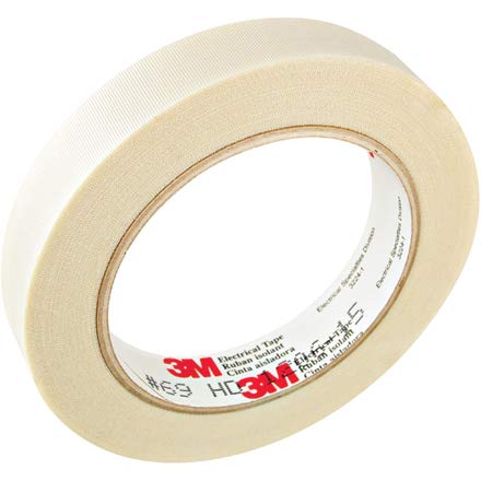 3M 69 Glass Cloth Electrical Tape - 7 Mil Thick, 1