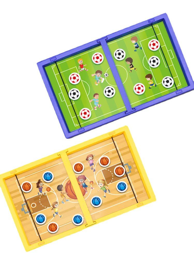 Fast-Paced Ejection Table Football & Basketball Games - Exciting Tabletop Sports for Parties, Family Bonding, and Parent-Child Interaction | Perfect for Game Nights, Office Entertainment & Indoor Recreation