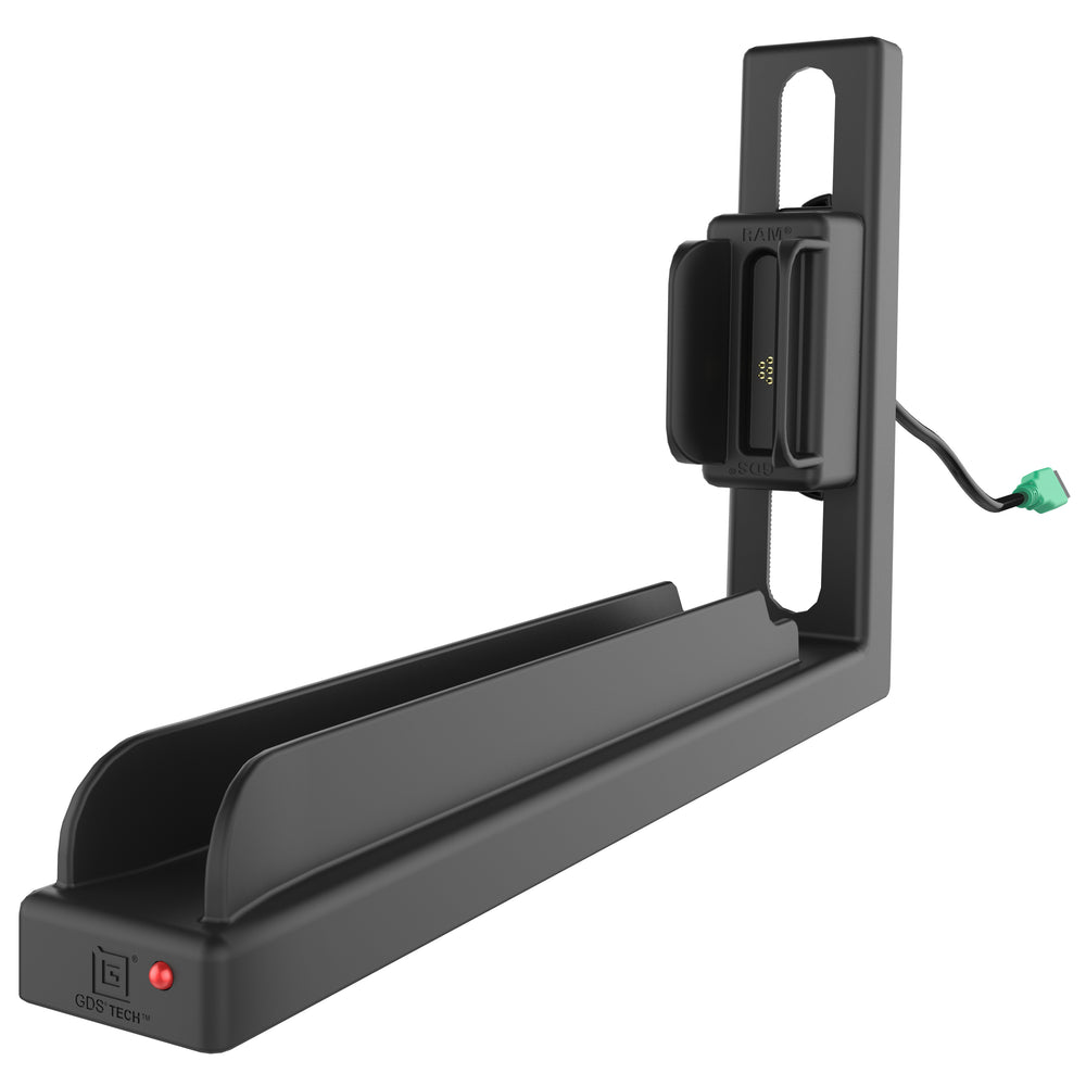 GDS® Slide Dock™ with Drill Down Attachment for IntelliSkin® Next Gen (RAM GDS DOCK G7 NGU) - Perfect for Truck & Vehicle Mounting of Tablets & Mobile Devices
