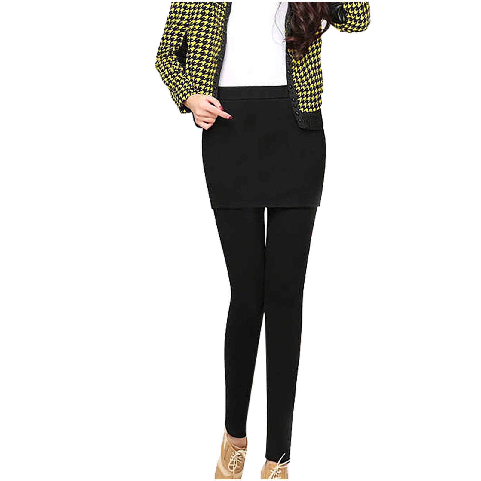 Women's Slim Stretch Velvet Leggings - Thickened Winter Pants for Dance, Yoga & Casual Wear | Plus Size Autumn Winter Warm Fleece Lined Tights