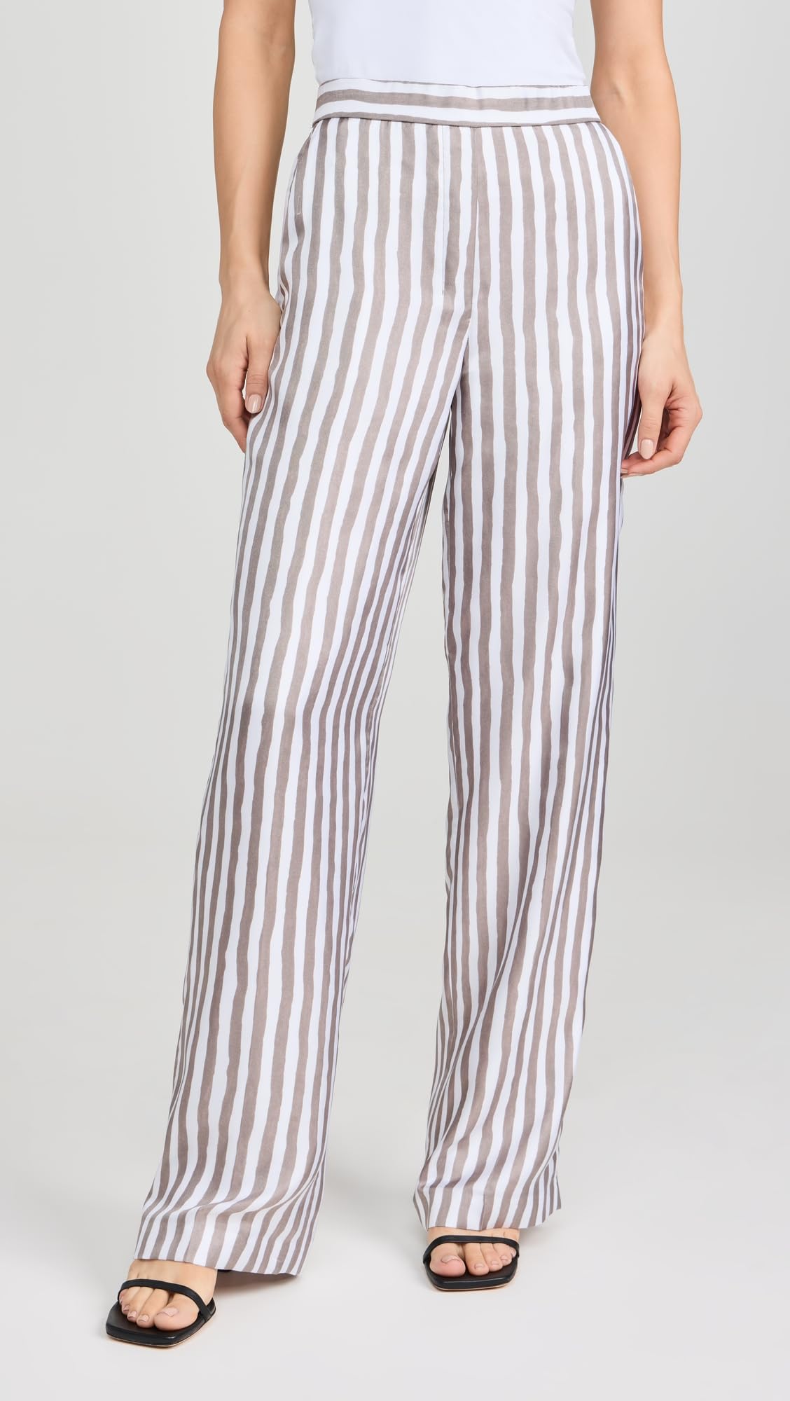 Women's Relaxed Pull-On Pants by Theory - Comfortable Stretch Trousers for Work, Travel & Casual Wear