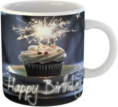 Acromax Happy Birthday Unicorn Printed Ceramic Coffee Mug - Cute Gift for Girls & Kids | Tea & Coffee Cup | Perfect for Birthday Parties, Gifts & Daily Use