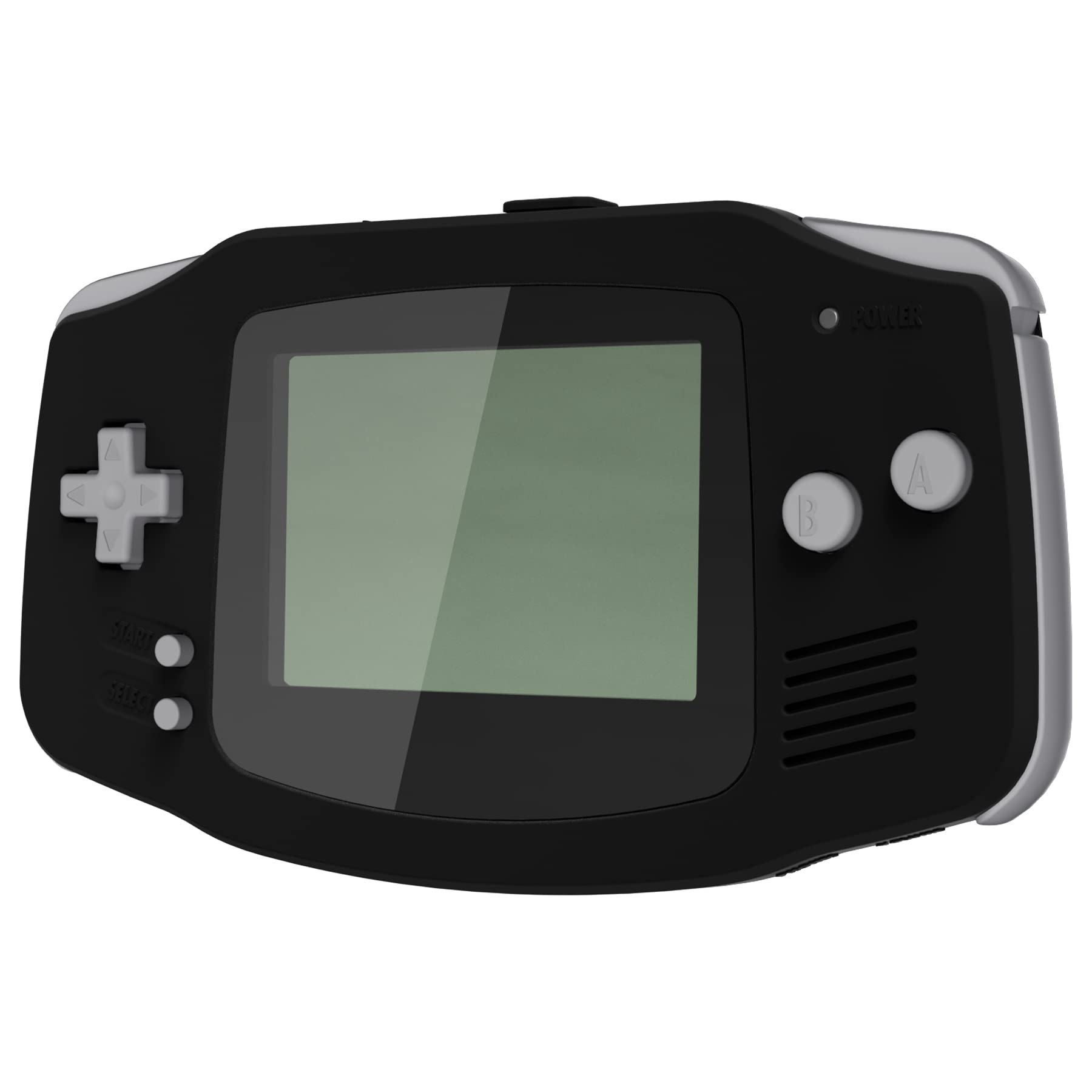 eXtremeRate Black Soft Touch Replacement Shell Full Housing Cover Buttons for Gameboy Advance GBA - Compatible with IPS & Standard LCD Screens - DIY Gaming Console Upgrade - Perfect for Retro Gaming Enthusiasts & Modders (Console & IPS Screen Not Included)