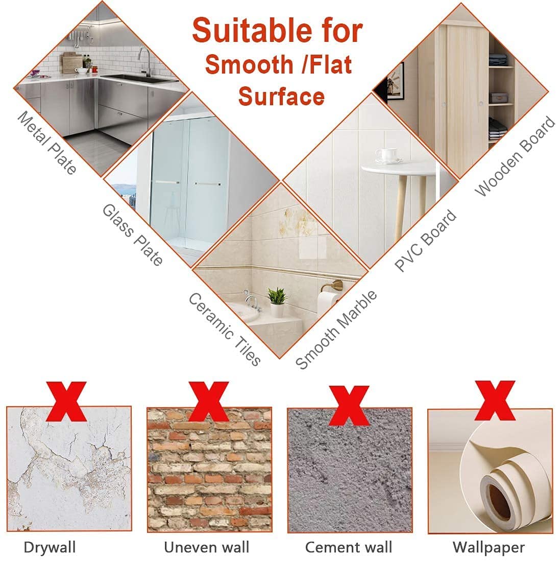 Stainless Steel Adhesive Hooks - 4 Pack Waterproof Wall Hooks for Towels, Hats & Coats - Perfect for Bathroom, Kitchen & Entryway Organization