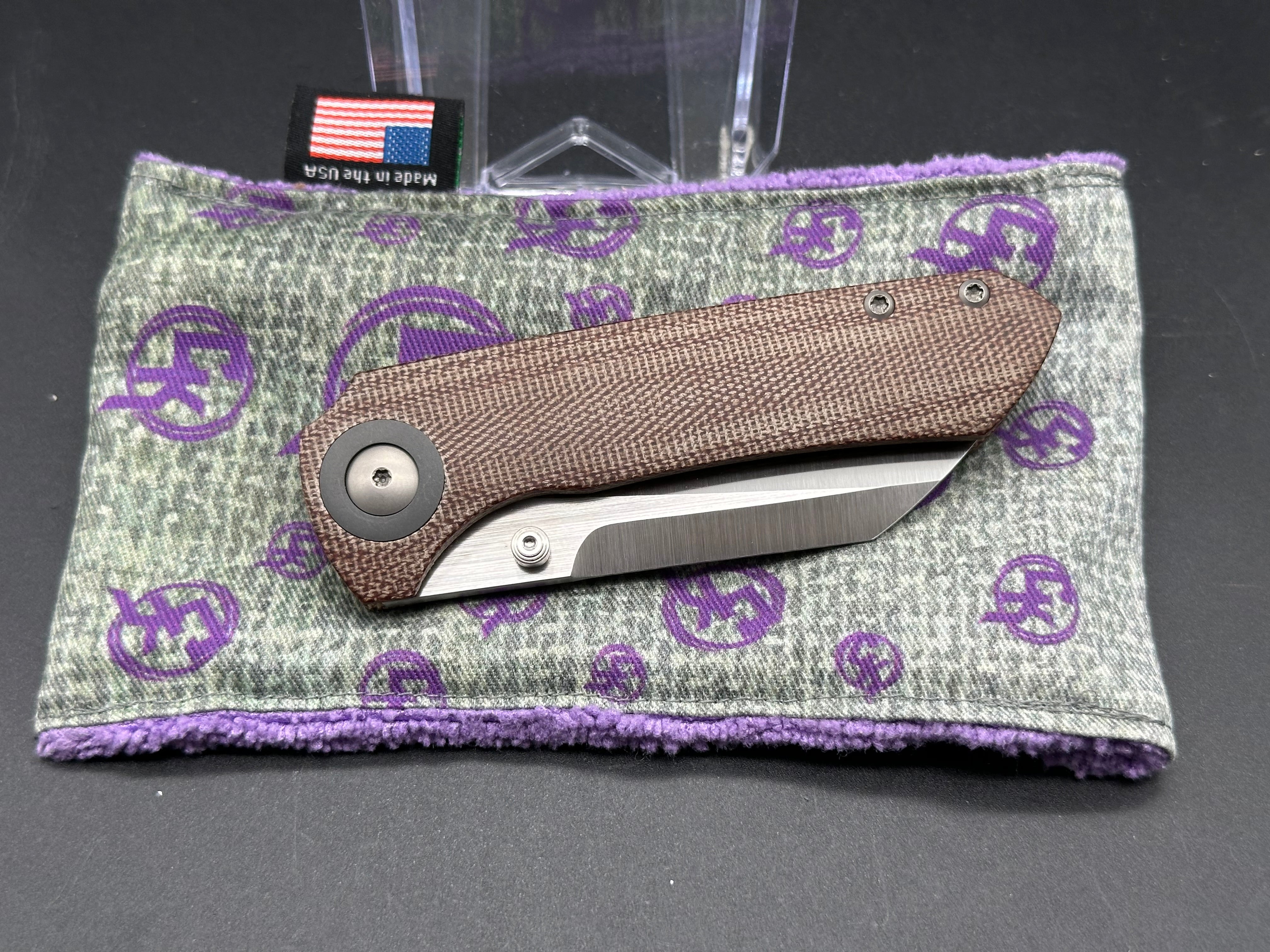 CK Maverick Red Micarta Pocket Knife - High-Quality EDC Folding Knife for Camping, Hiking & Outdoor Adventures